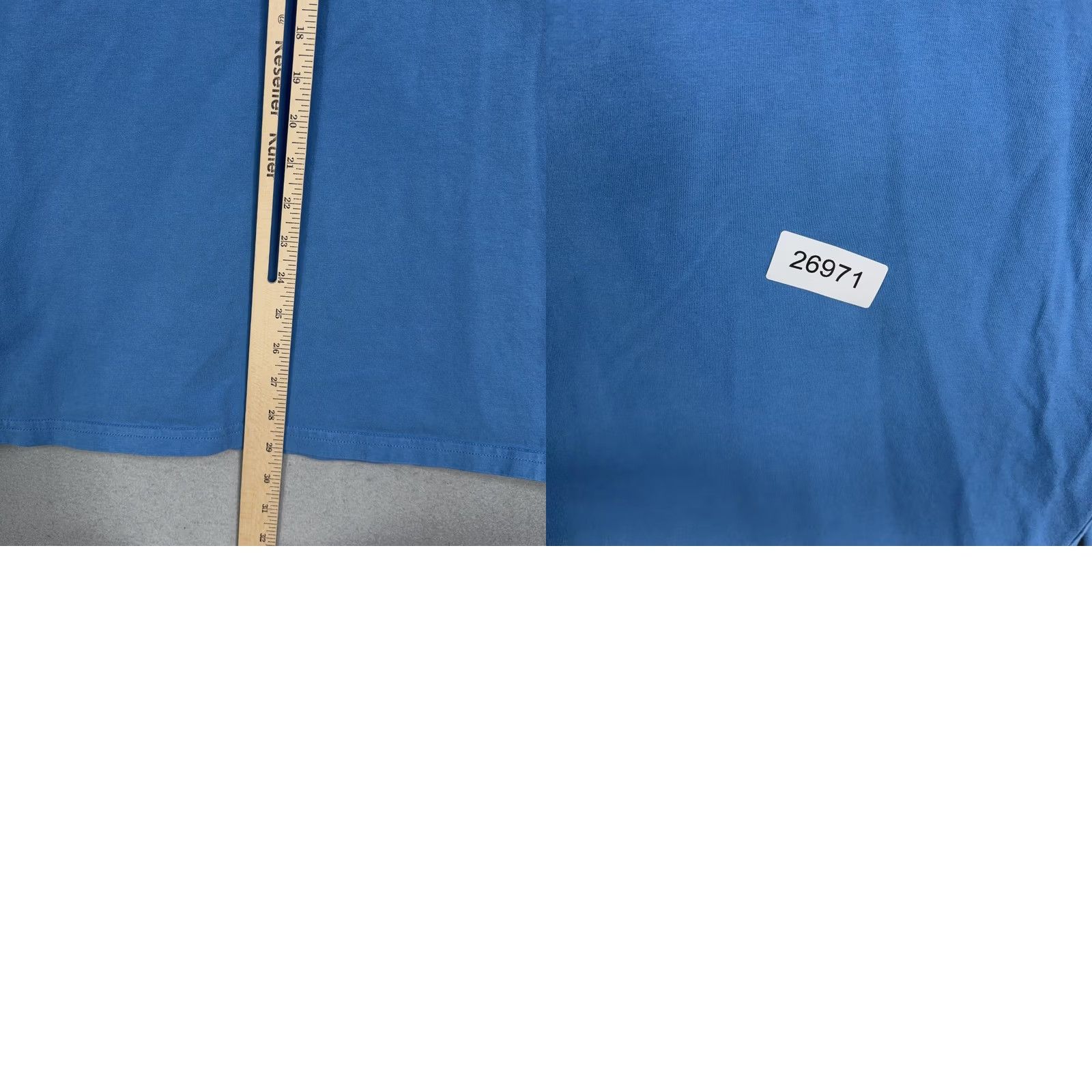 Vintage Criquet Polo Shirt Mens Large Blue Solid Long Sleeve Cotton Jersey Pocket Casual Size US L / EU 52-54 / 3 - 8 Thumbnail