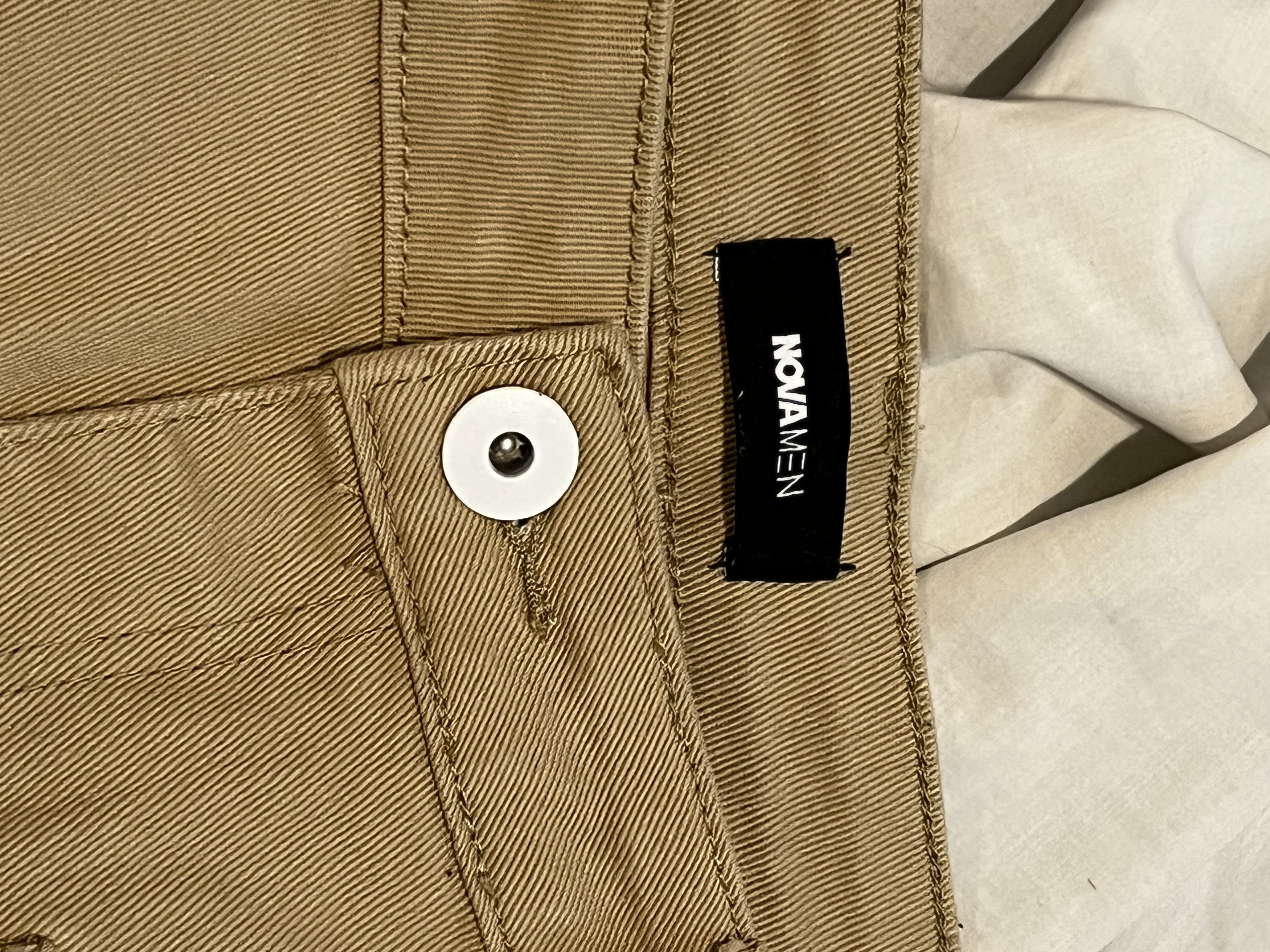 Fashion Nova NovaMen khaki cargo pants Size US 36 / EU 52 - 4 Thumbnail