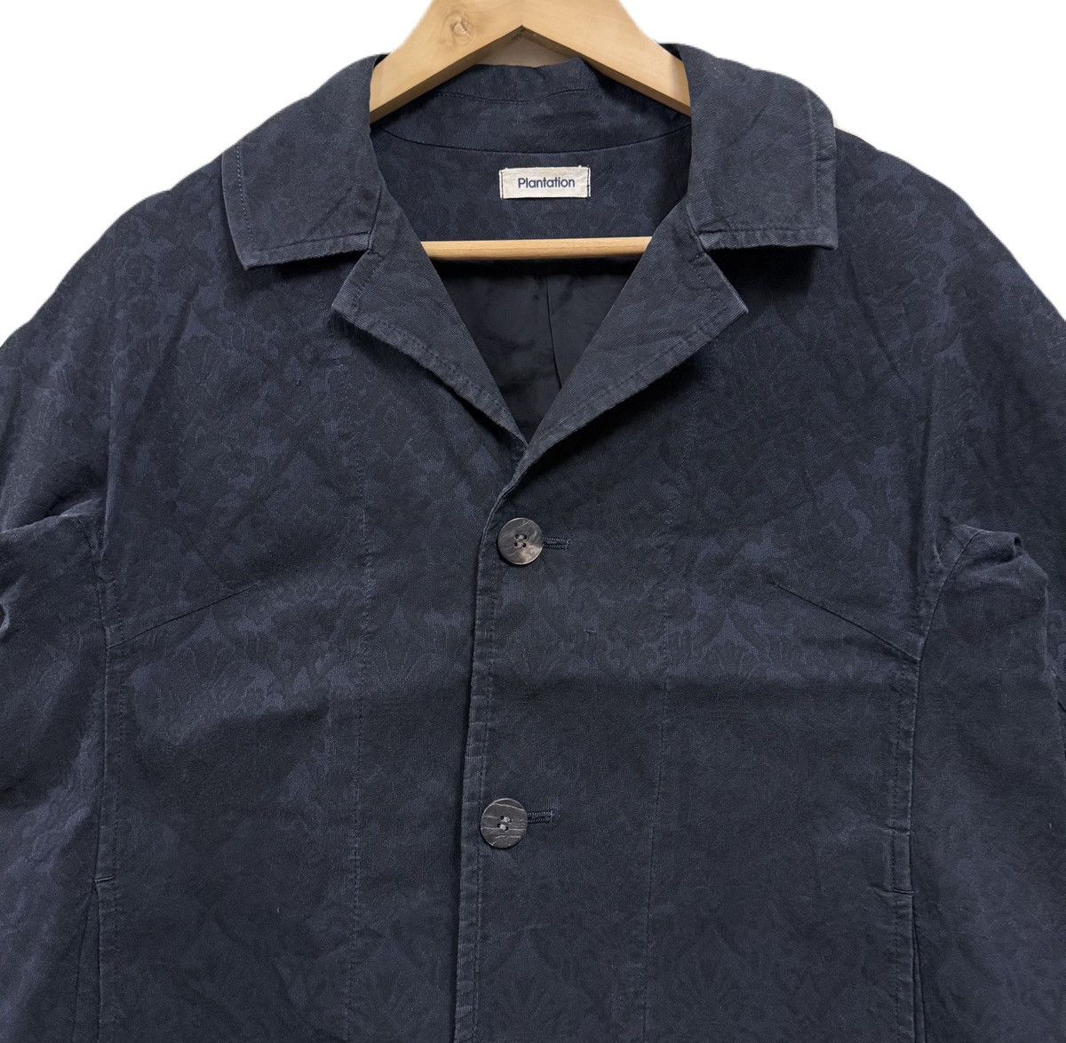 Issey Miyake Plantation Issey Miyake Jacket Floral single breasted Size 48L - 2 Thumbnail