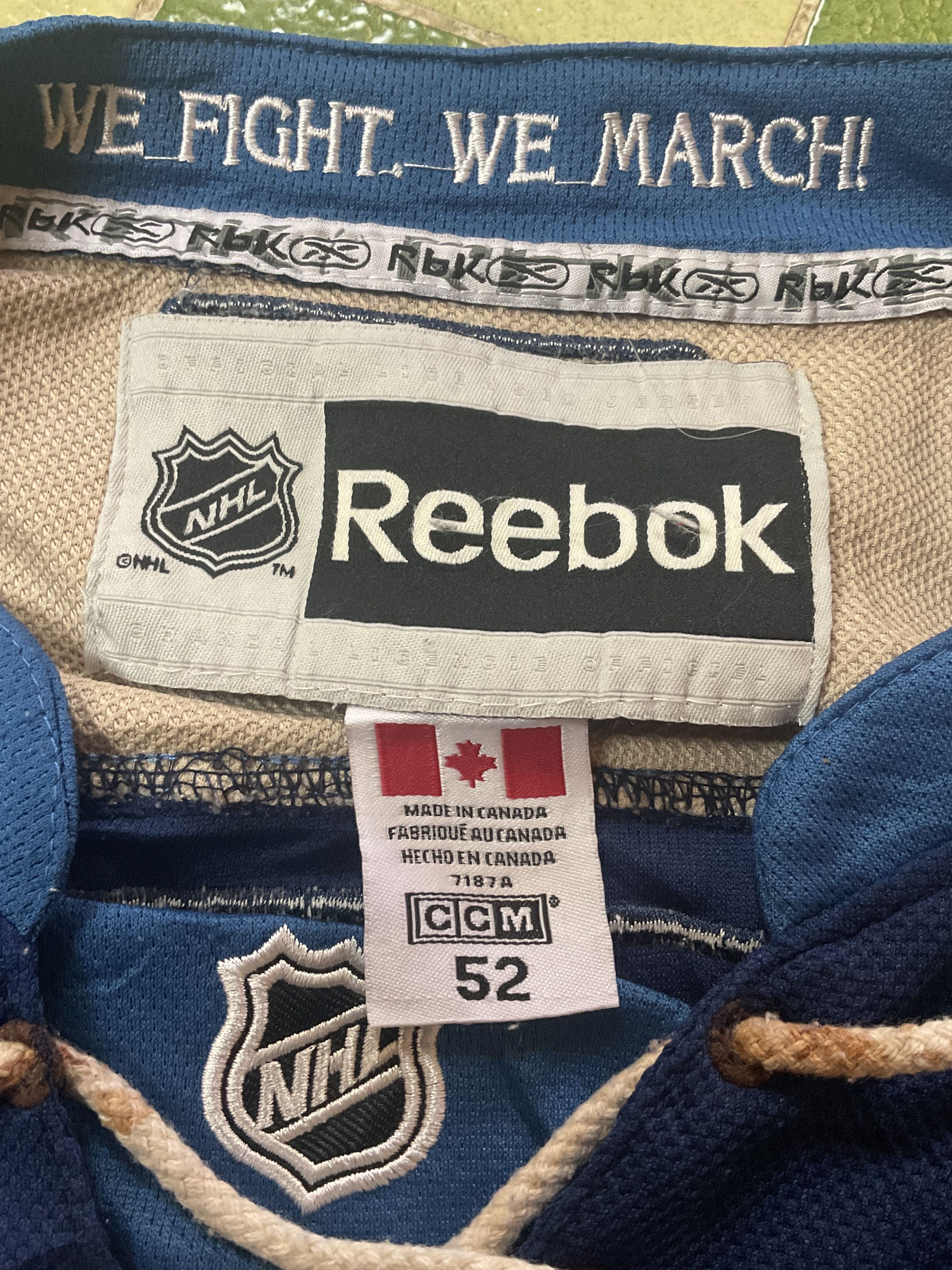 NHL Columbus Blue Jackets #61 Nash Vintage Jersey Fight Strap Size US XL / EU 56 / 4 - 7 Thumbnail