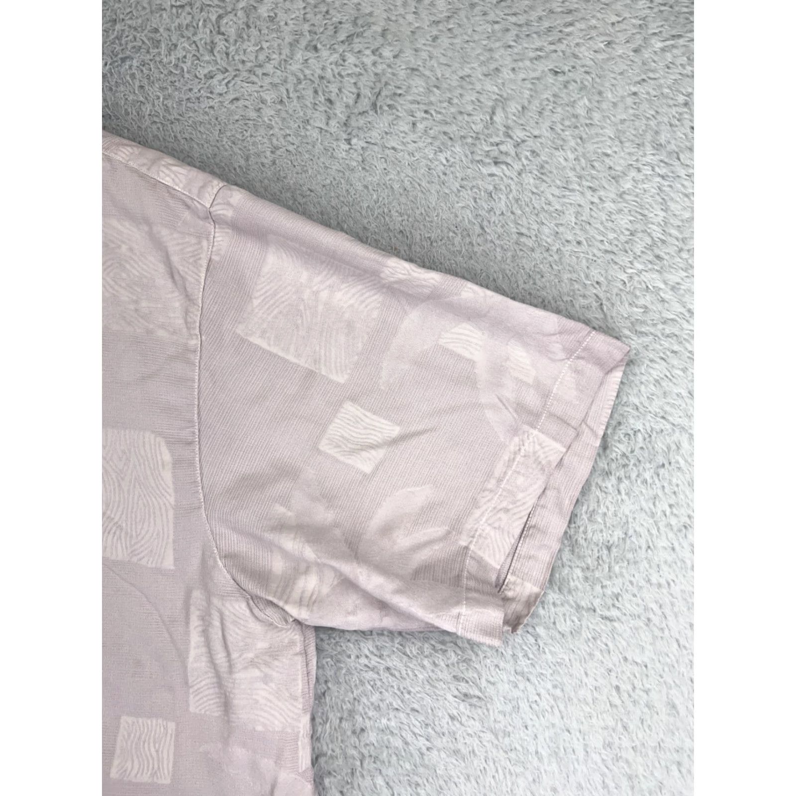 Tommy Bahama Tommy Bahama Shirt Mens 2XL Pink Palm Tile Pattern Button Up Hawaiian Silk Size US XXL / EU 58 / 5 - 4 Thumbnail
