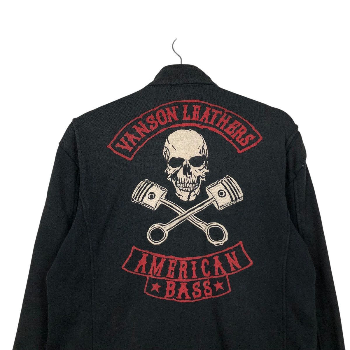 Vanson Leathers 🔥MEGA RARE VANSON LEATHER SKELETON BONES BIKER JACKET Size US L / EU 52-54 / 3 - 11 Thumbnail