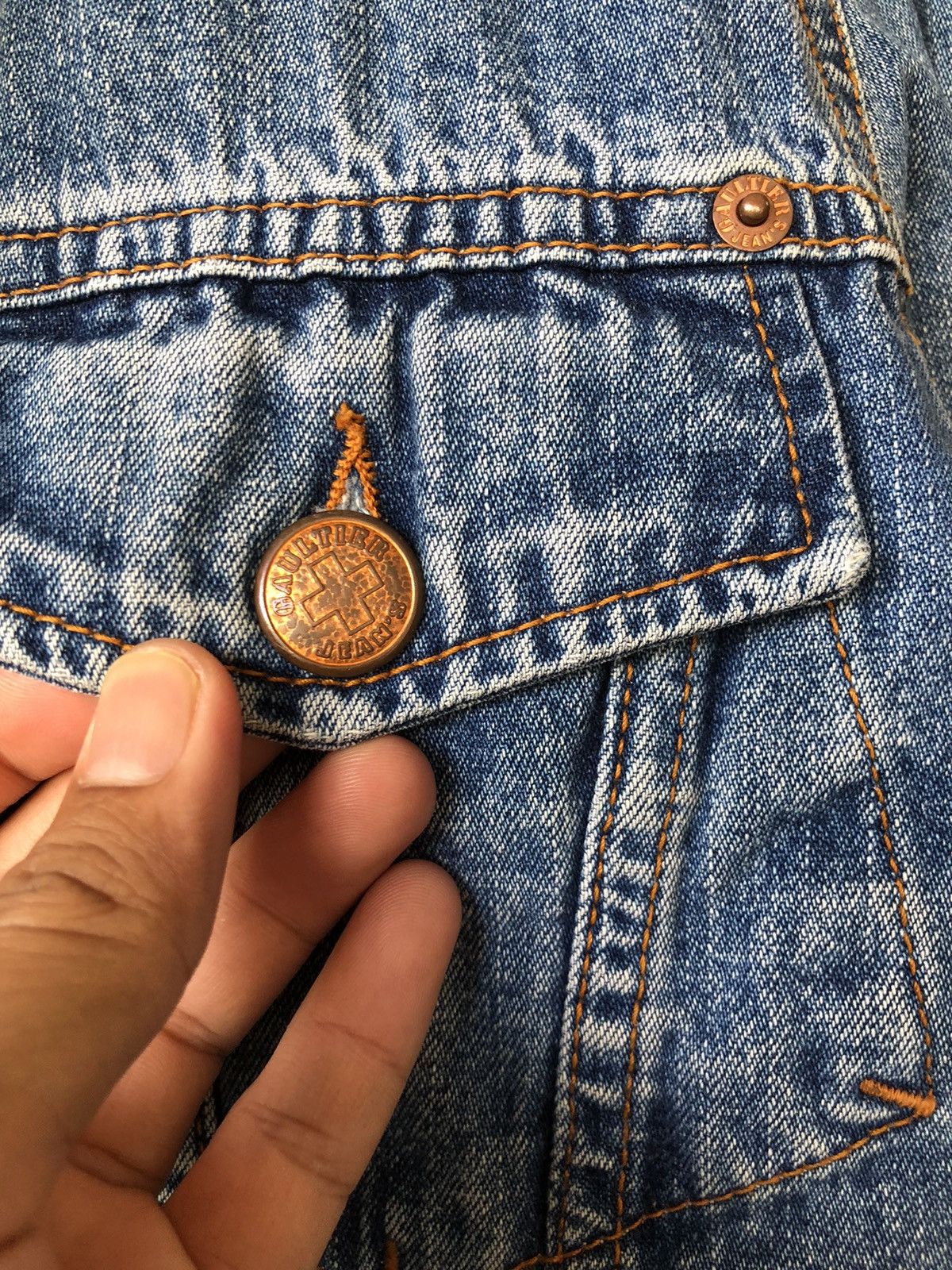 Jean Paul Gaultier Vintage 90s Jean Paul Gaultier Denim Trucker Jacket Size US M / EU 48-50 / 2 - 8 Thumbnail
