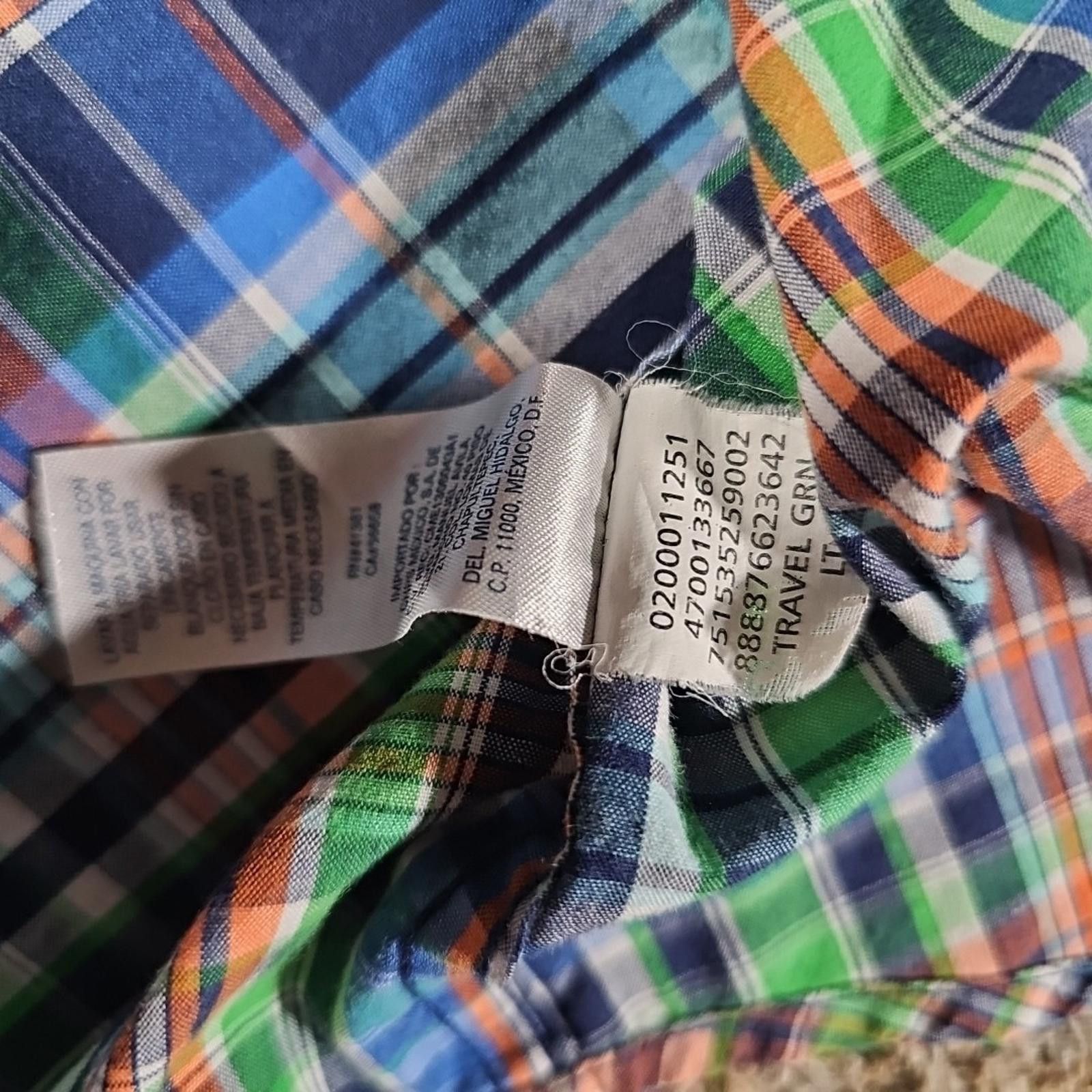 Chaps Chaps LT Easy Care Bright Plaid Button Up Size US L / EU 52-54 / 3 - 6 Thumbnail