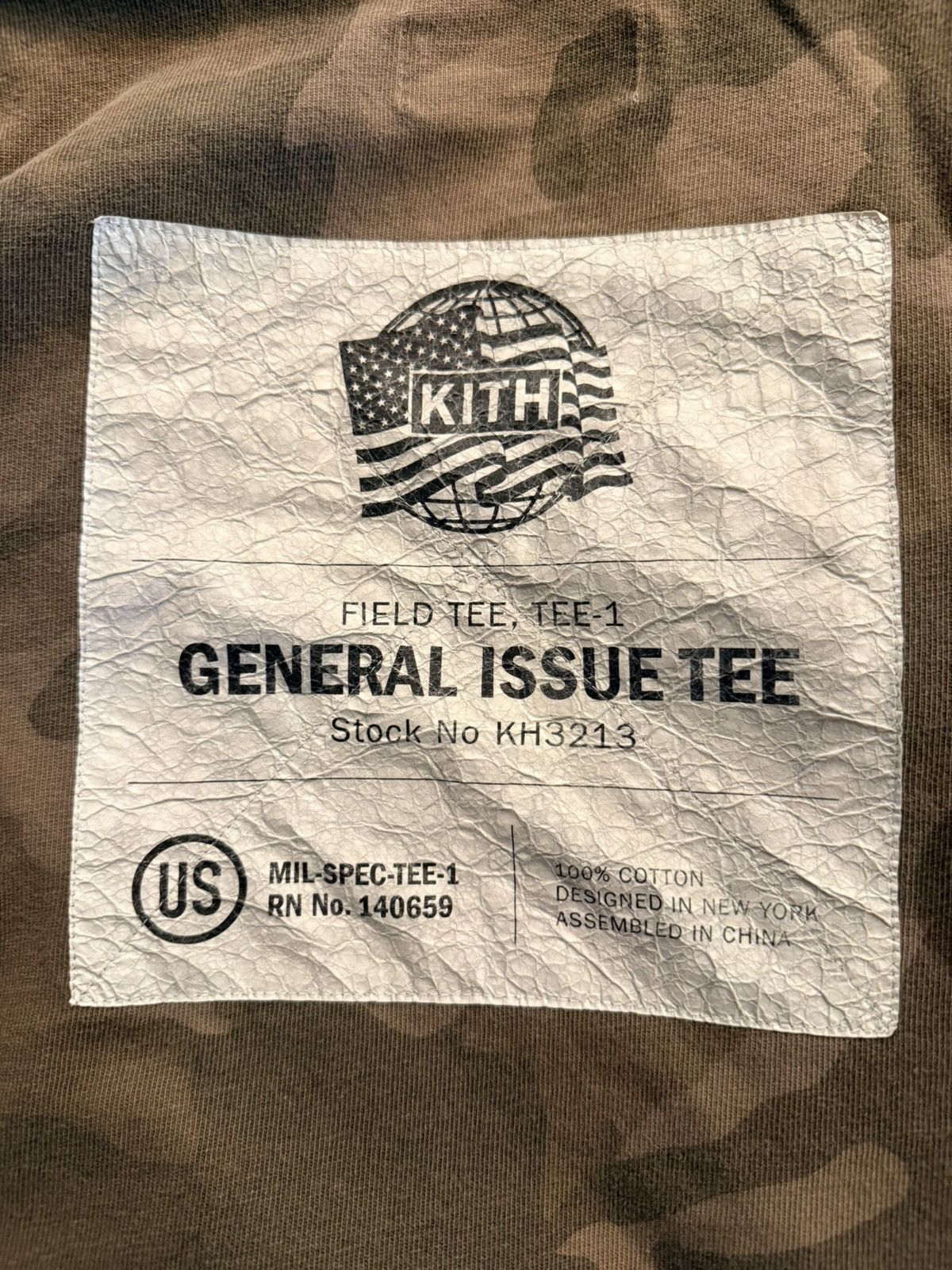 Kith KITH General Issue Tee Mens M Camo Graphic T Shirt Size US M / EU 48-50 / 2 - 5 Thumbnail