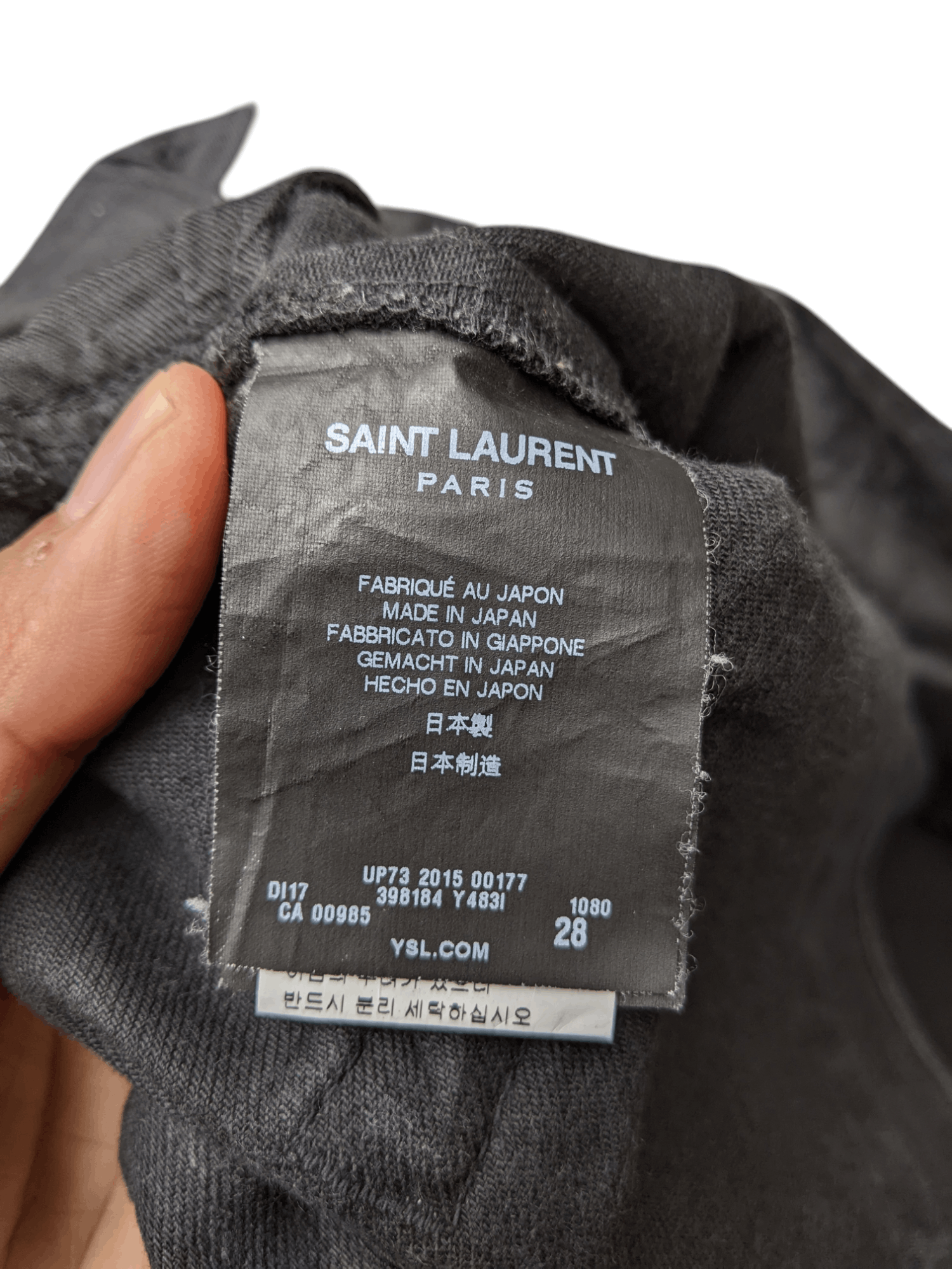 Saint Laurent Paris Saint Laurent Distressed Jeans D 01 W/SK - LW Size US 28 / EU 44 - 8 Thumbnail