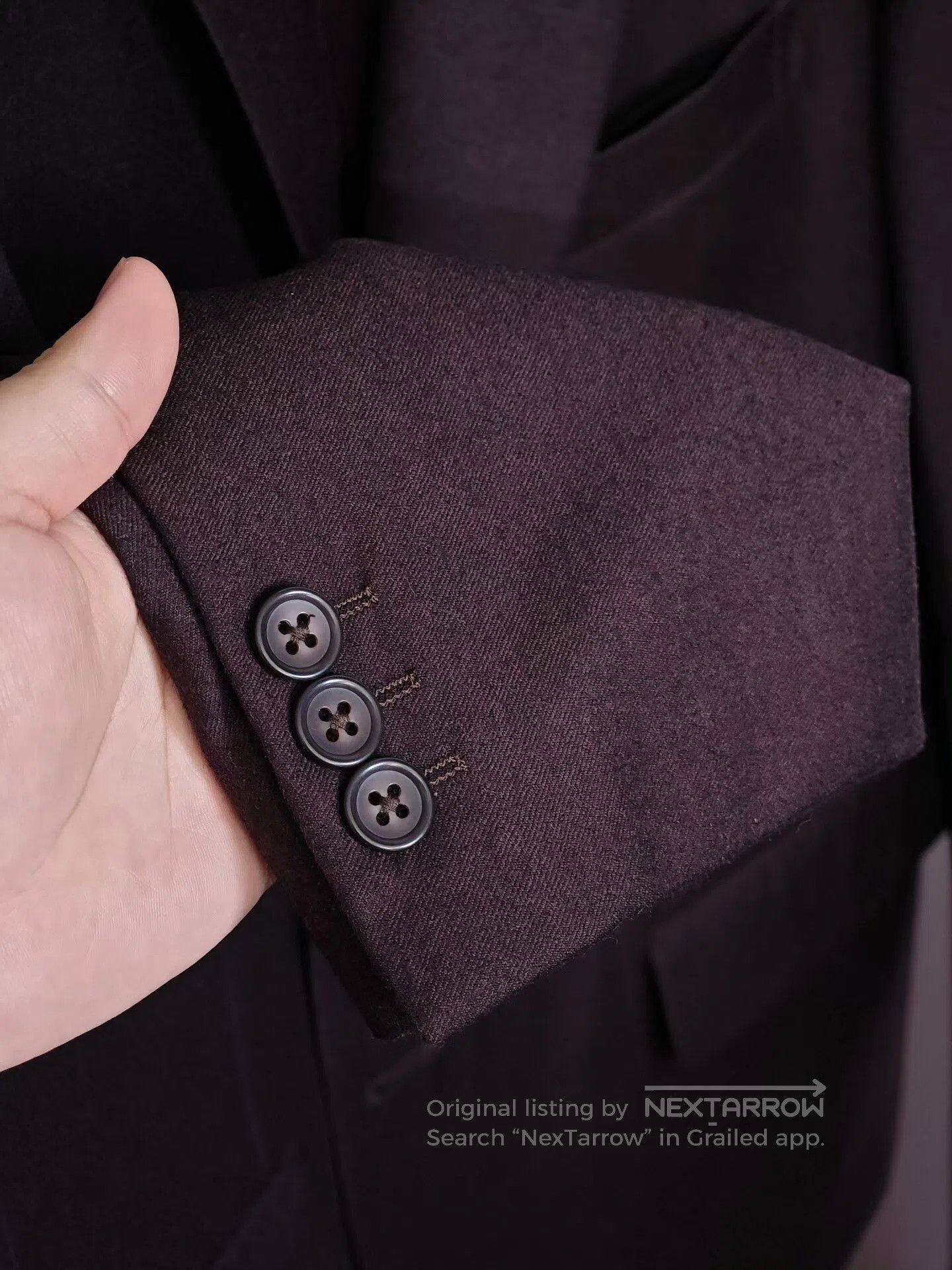 Tallia Custom Italian Wool Suit for Men. Size US L / EU 52-54 / 3 - 4 Thumbnail