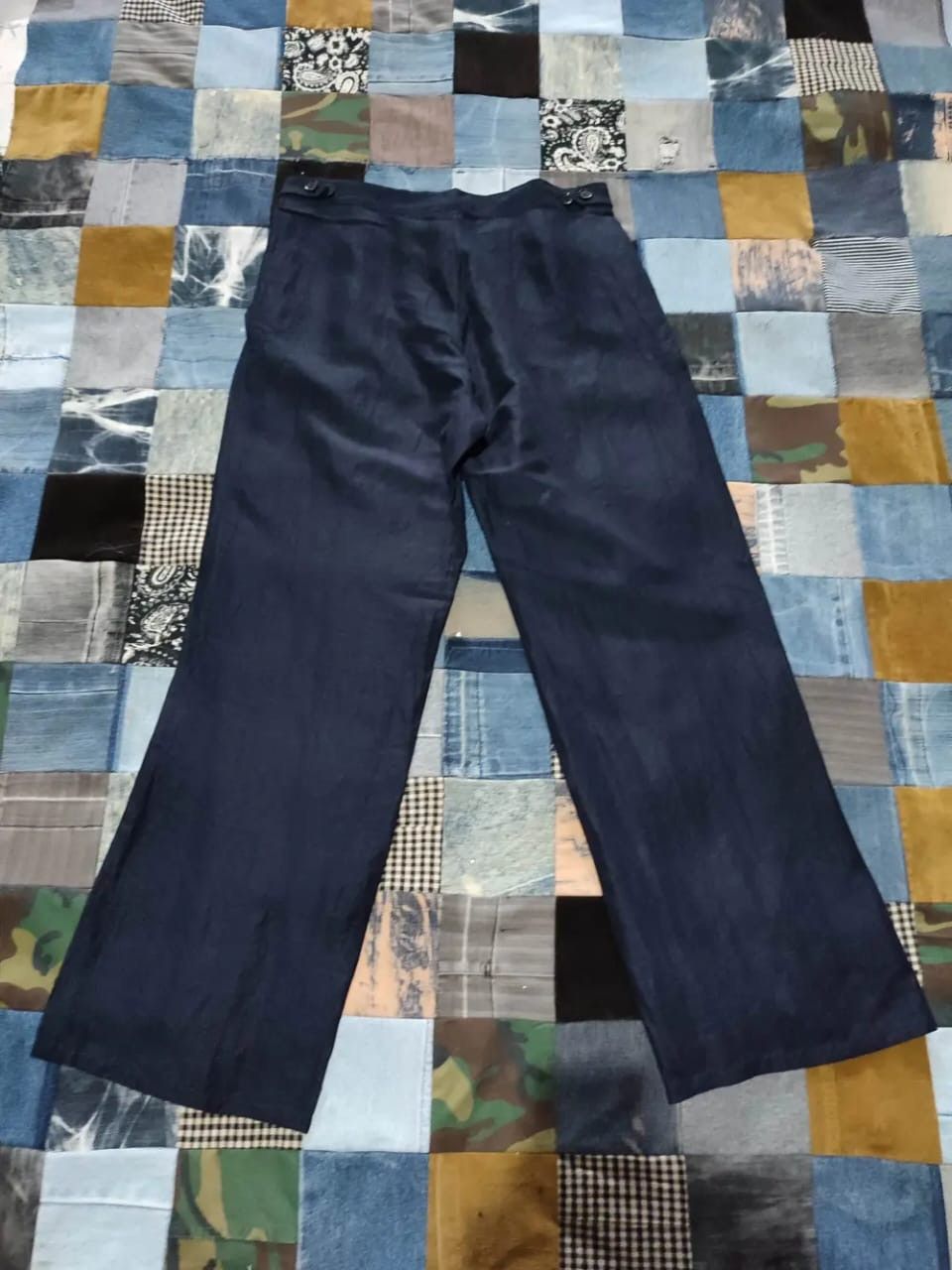 Yohji Yamamoto Yohji Yamamoto + Noir Rayon & Ramie Material Pants Size US 30 / EU 46 - 6 Thumbnail