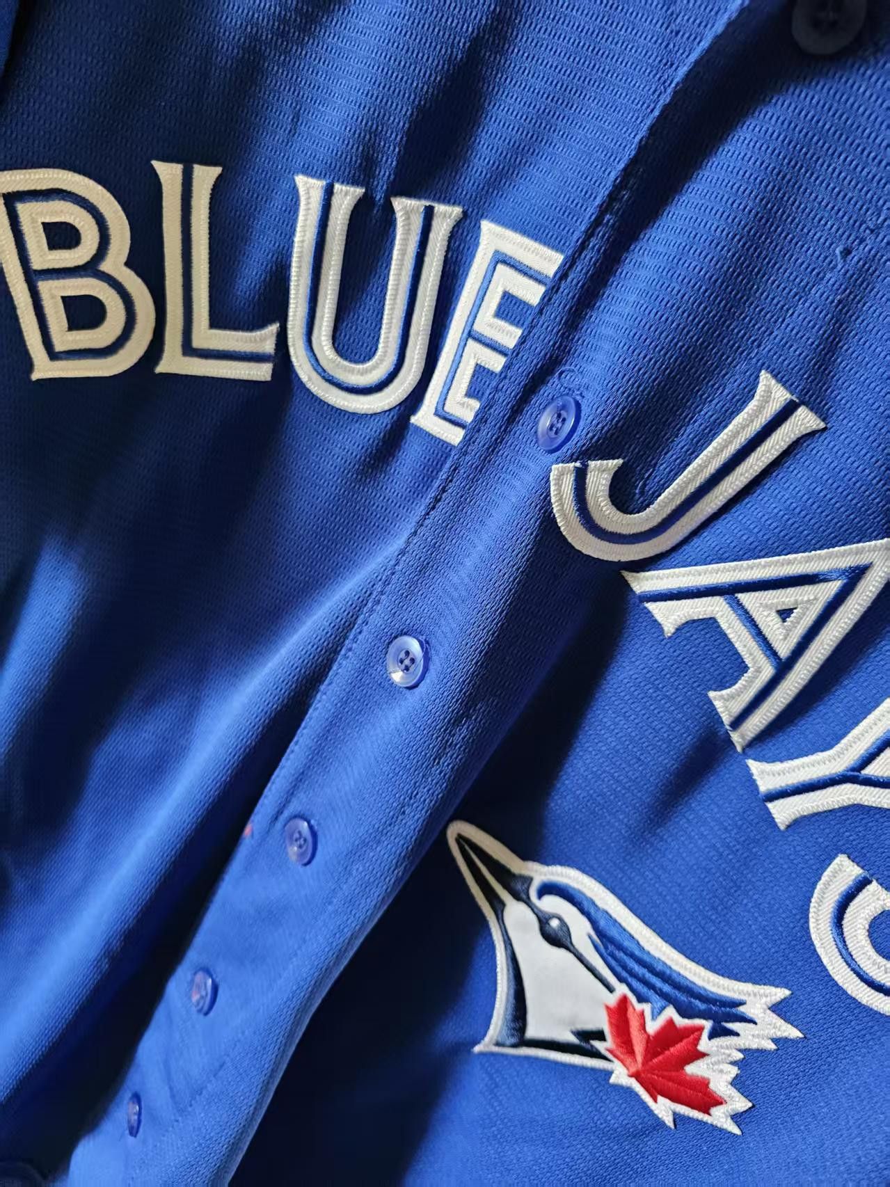 MLB Toronto Blue Jays #27 Vladimir Guerrero Jr Jersey Blue Size US XL / EU 56 / 4 - 4 Thumbnail