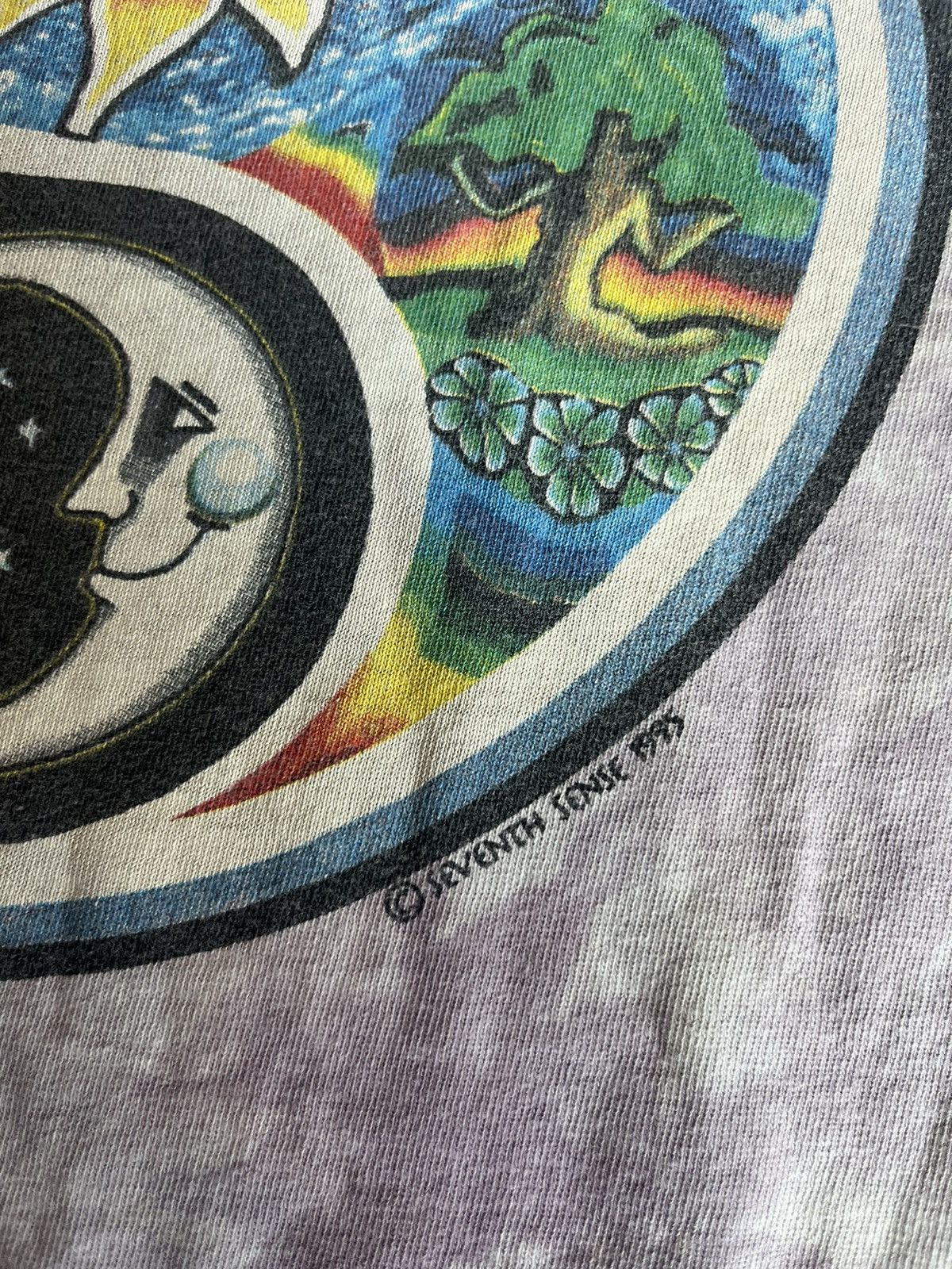 Arts & Science Vintage Sun & Moon Yin-Yang Art Design 95’s Seventh Sense Size US XL / EU 56 / 4 - 6 Thumbnail