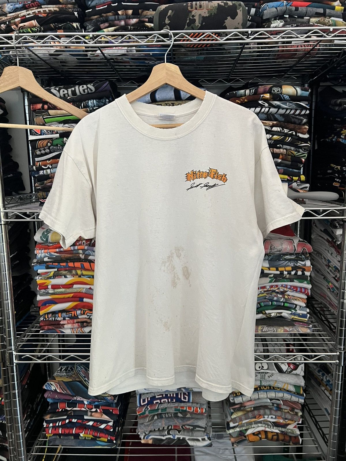 NASCAR 2000s Scott Geoffrion Nitro Fish Racing Tee Size US L / EU 52-54 / 3 - 2 Thumbnail