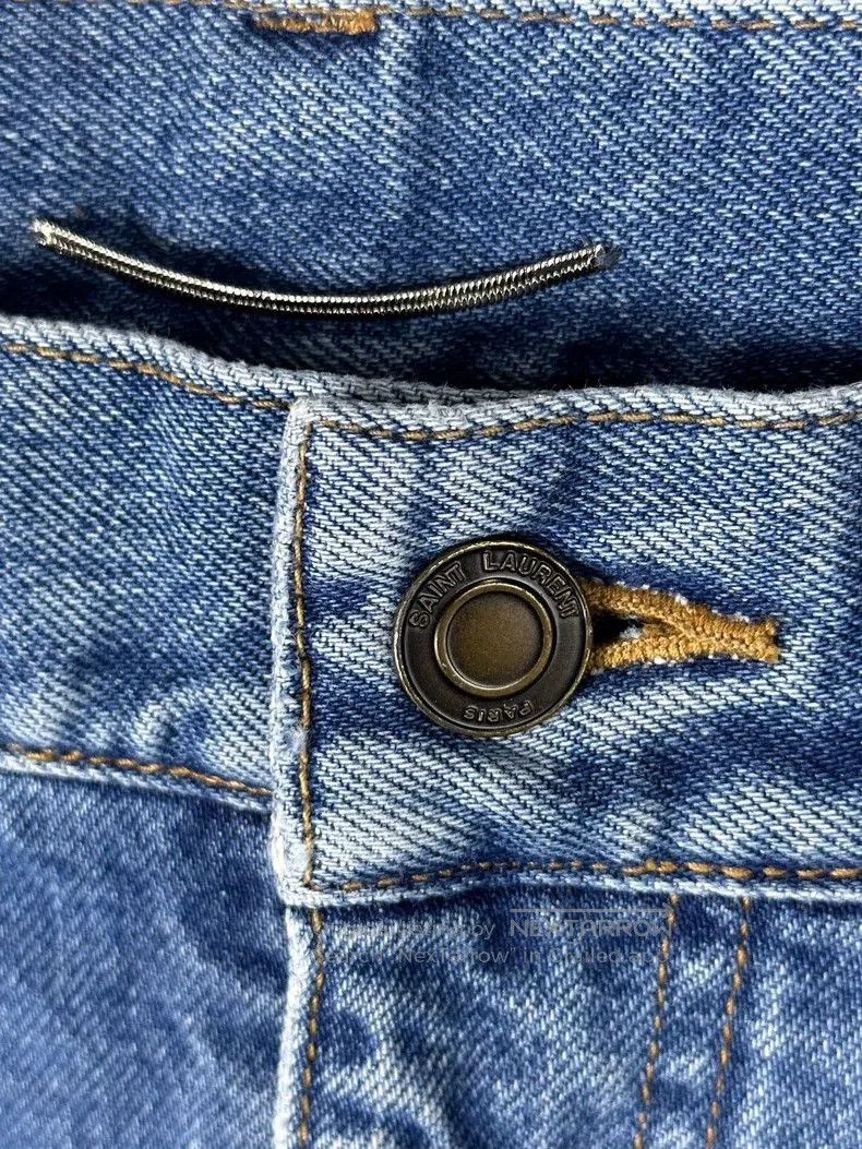 Saint Laurent Paris Saint Laurent Paris Washed Blue Jeans. Size US 30 / EU 46 - 4 Thumbnail