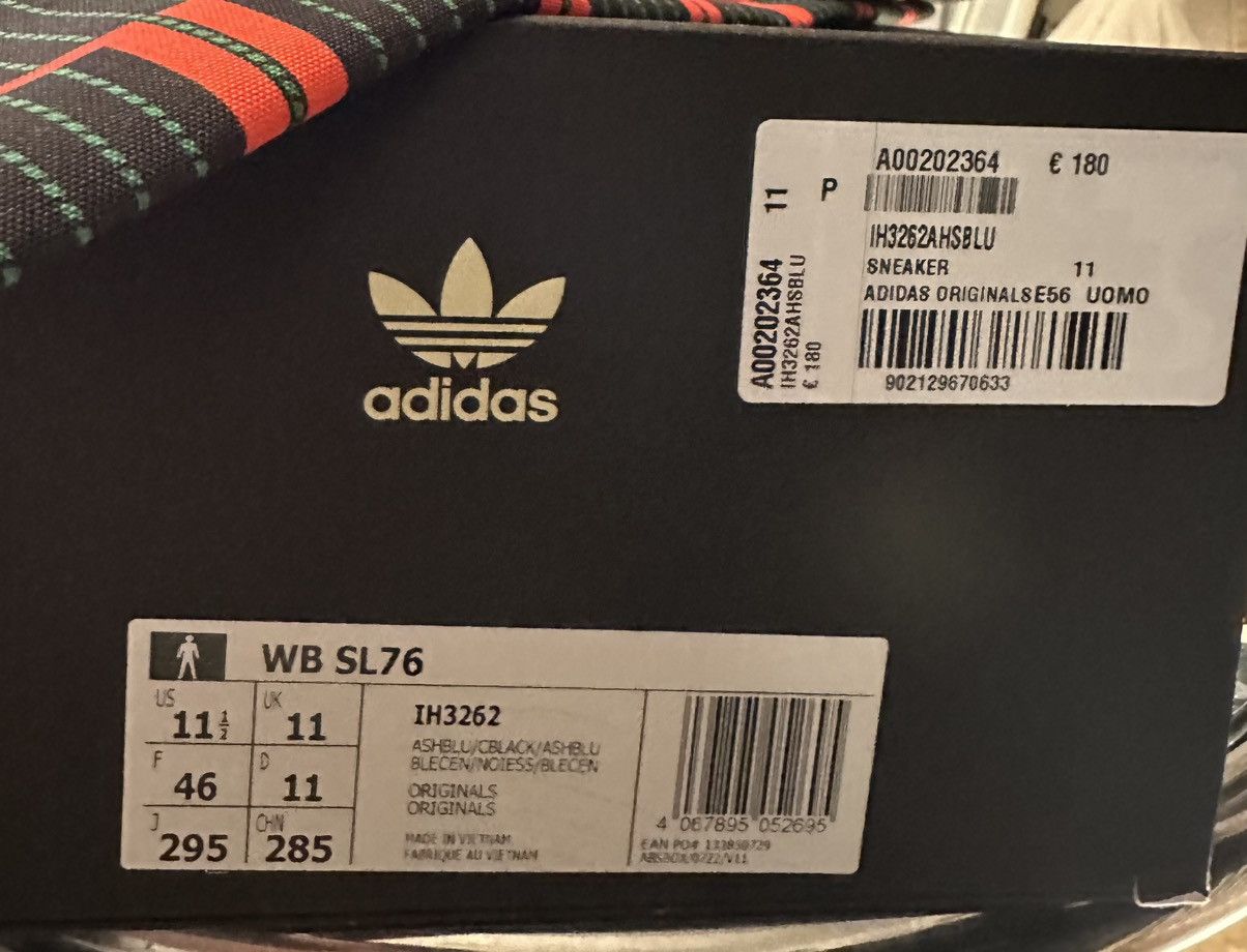 Adidas × Wales Bonner Adidas Originals x Wales Bonner SL76 Size US 11.5 / EU 44-45 - 8 Thumbnail