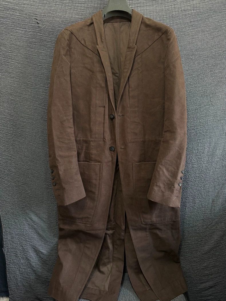 Rick Owens Rick Owens 23 FW Main Line FogPocket Lido Show Brown Parka Size US M / EU 48-50 / 2 - 2 Thumbnail