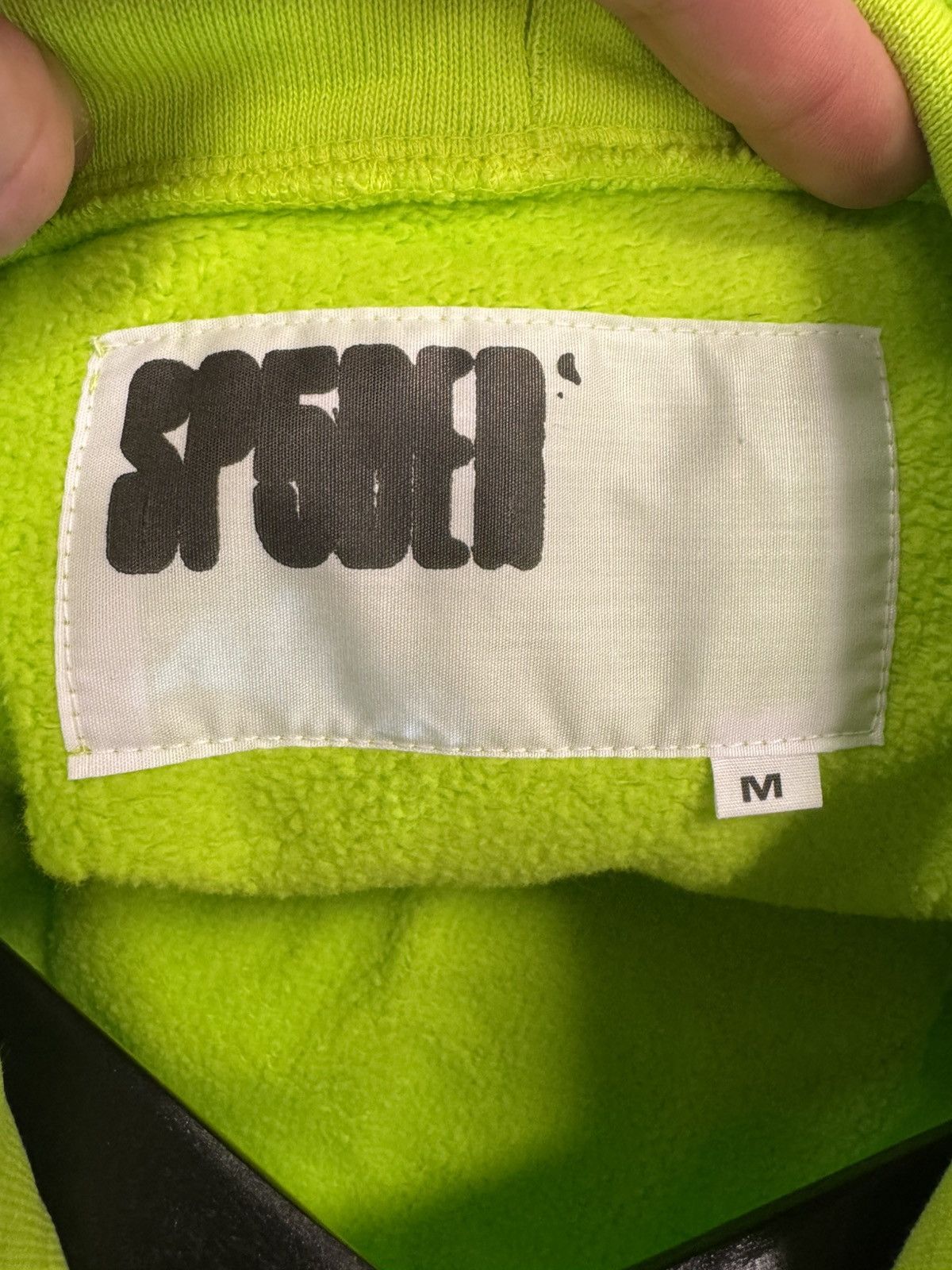 Sp5der Sp5der Hoodie Acid Green Size US M / EU 48-50 / 2 - 2 Thumbnail