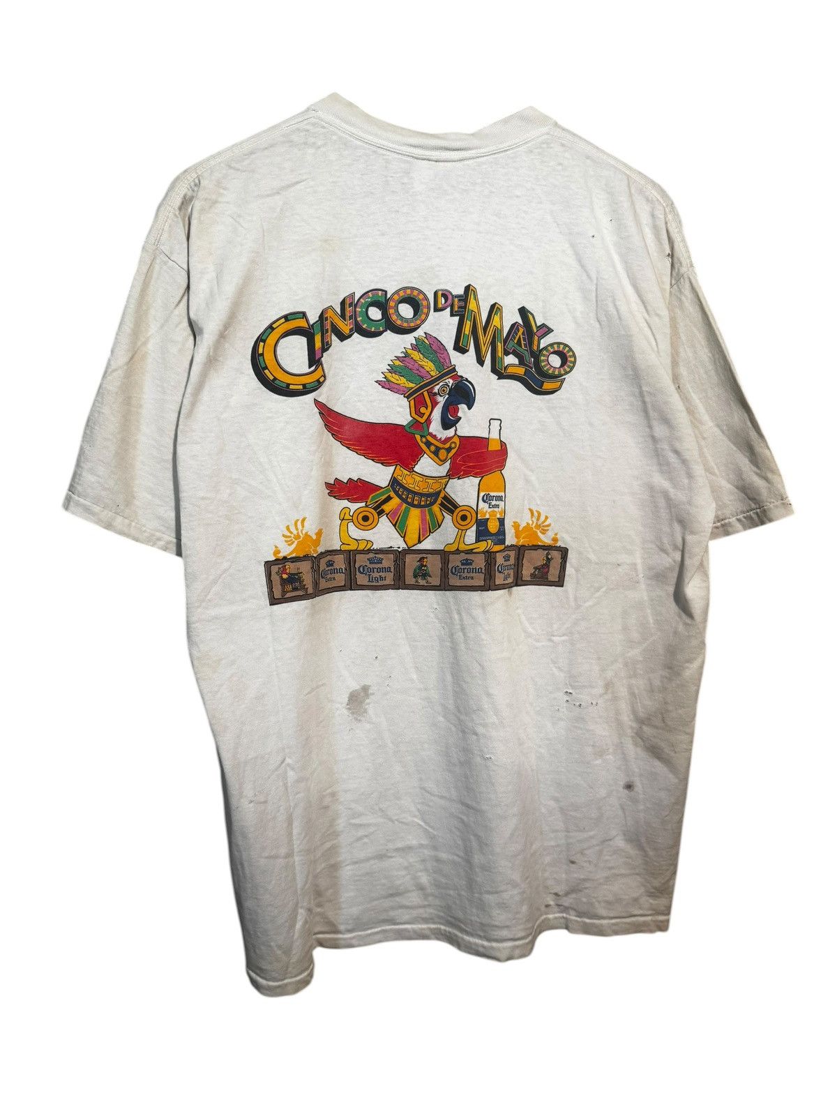 Vintage 90s corona beer cinco de mayo tee Size US XL / EU 56 / 4 - 4 Thumbnail