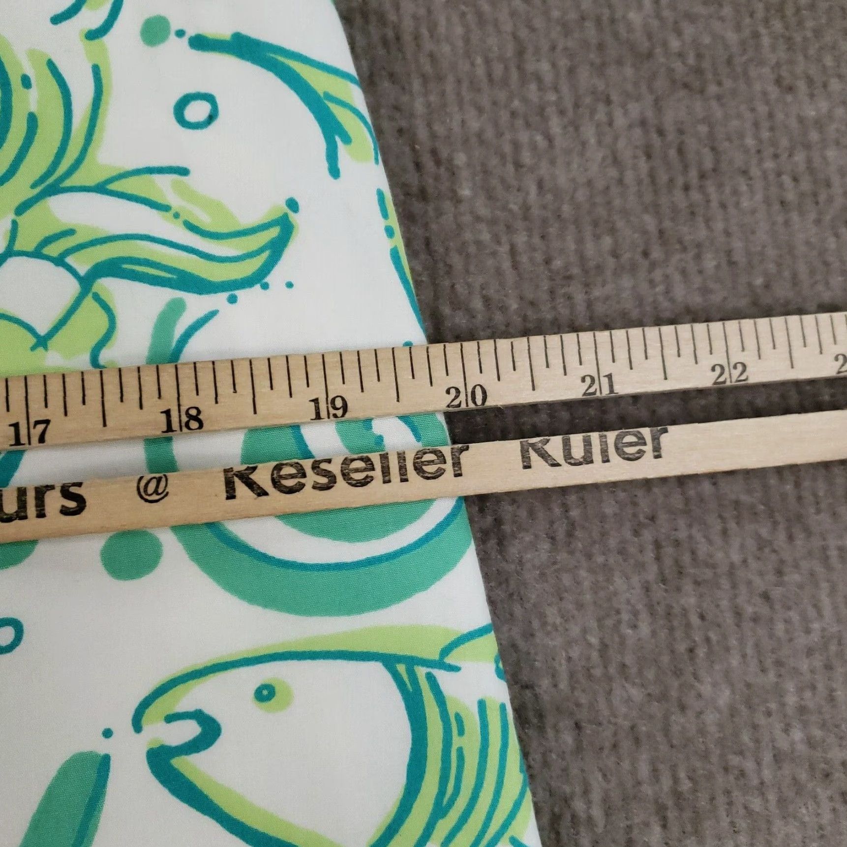 Lilly Pulitzer VTG Lilly Pulitzer Women's Skirt Size 6 Green Geometric Cotton Short Mini Casual Size 28" / US 6 / IT 42 - 4 Thumbnail