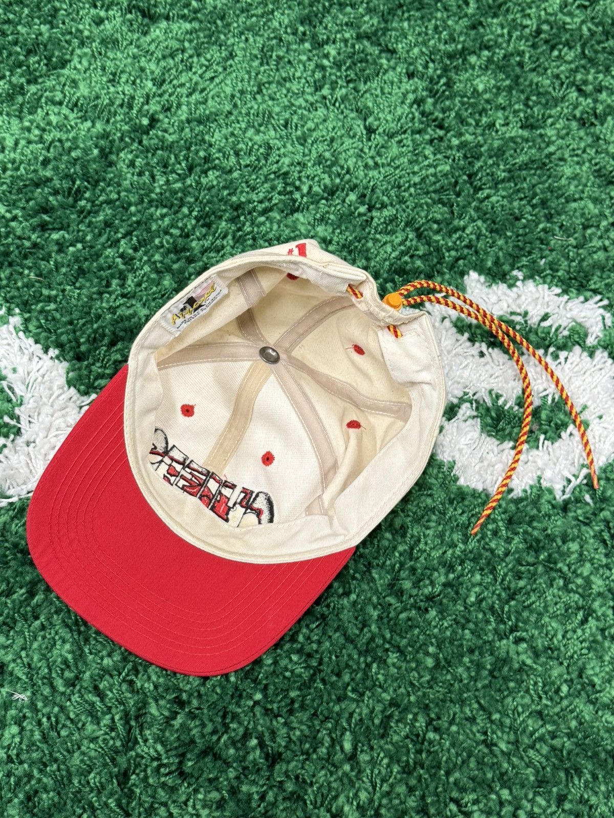 Vintage Vintage Kansas City Chiefs Adjustable Drawstring Hat KC Size ONE SIZE - 3 Thumbnail