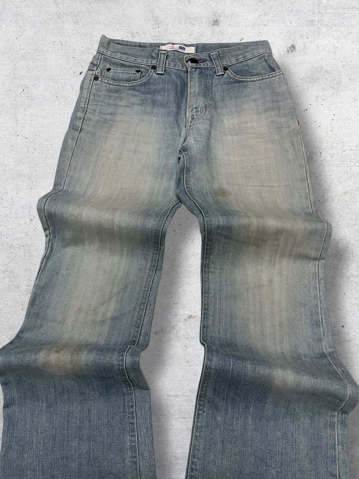 Edwin VINTAGE EDWIN 90S OG JAPAN DESIGNER FLARED MUDWASH DENIM Size US 28 / EU 44 - 4 Thumbnail