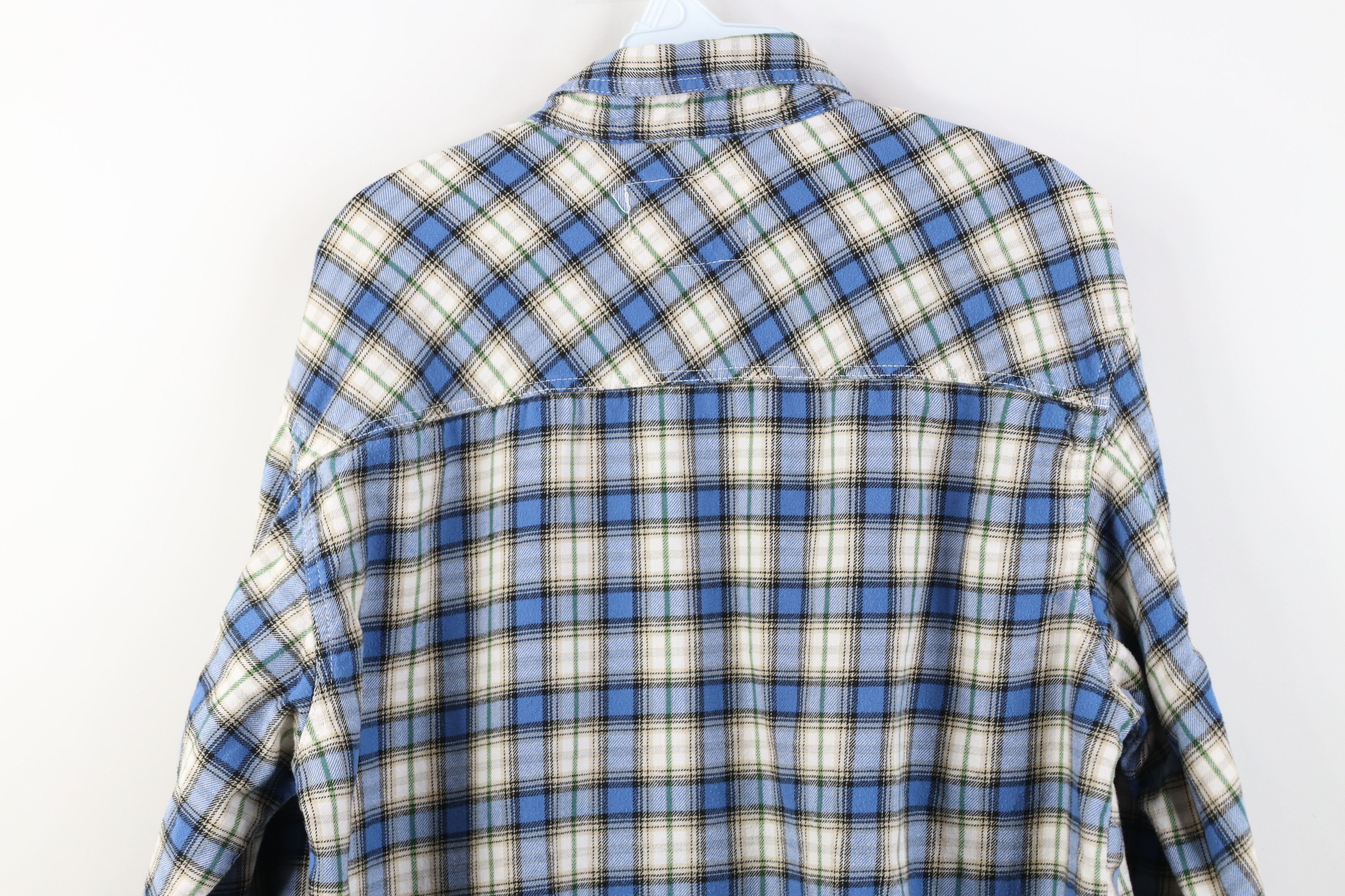Levi's Vintage 90s Levis Double Pocket Flannel Button Down Shirt Size US M / EU 48-50 / 2 - 11 Thumbnail
