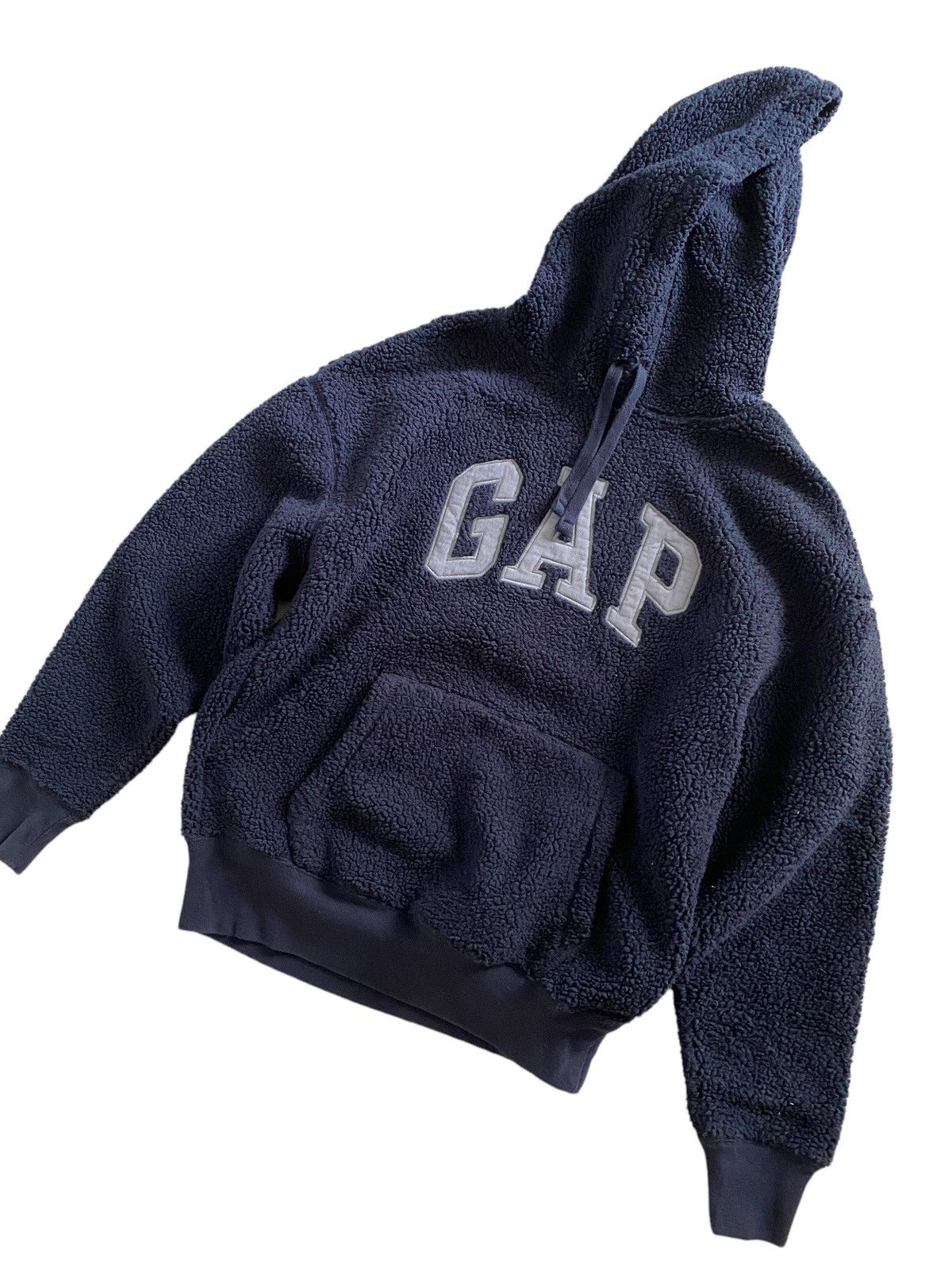 Gap Vintage TravisScott Sherpa fleece Rare Y2K GAP Hoodie Size US L / EU 52-54 / 3 - 1 Thumbnail