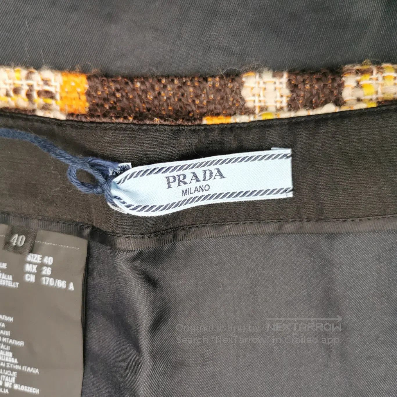 Prada Prada Colorful Striped Wool. Size 39" - 4 Thumbnail