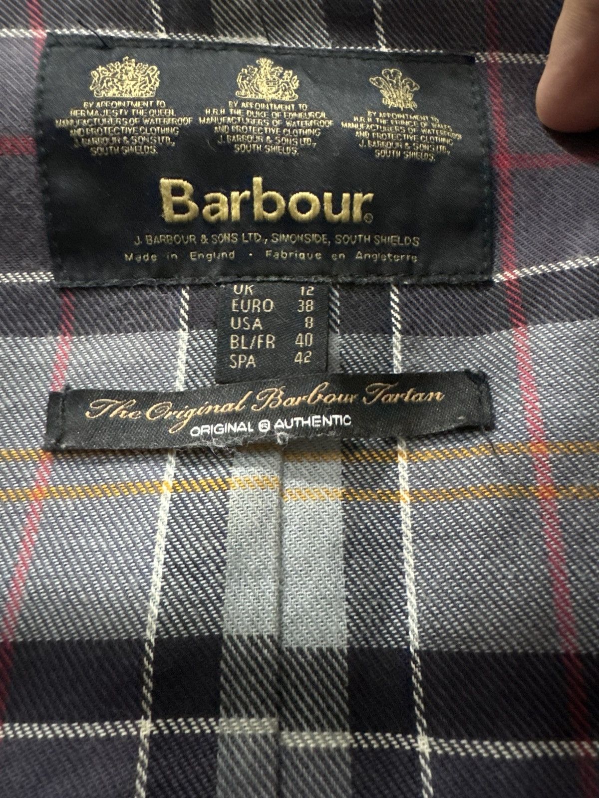 Barbour Womens Barbour Utility Black Waxed Jacket Size 12 Size M / US 6-8 / IT 42-44 - 18 Thumbnail