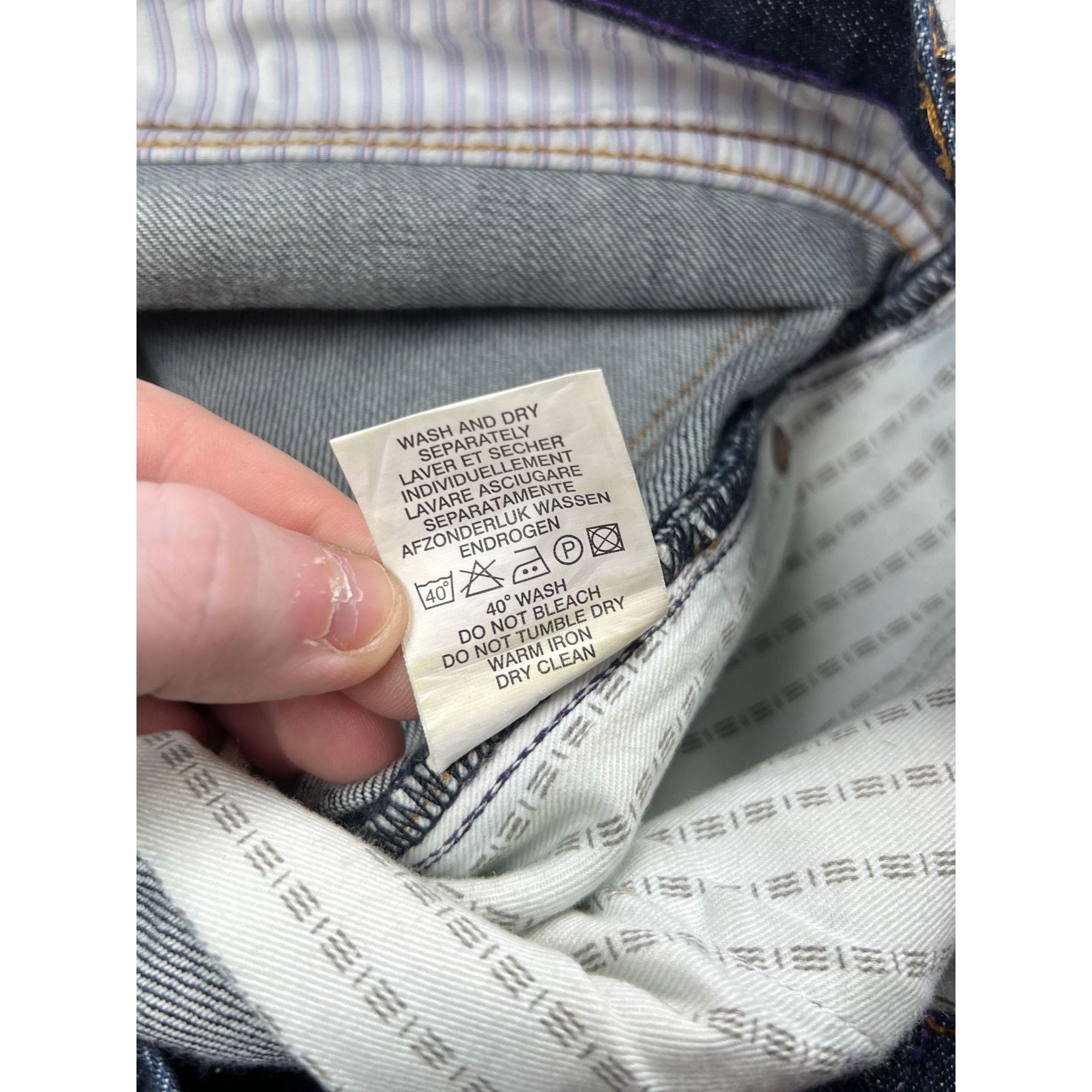 Paul Smith Paul Smith Raw Denim Jeans Pants (Y0960) Size US 31 - 10 Thumbnail
