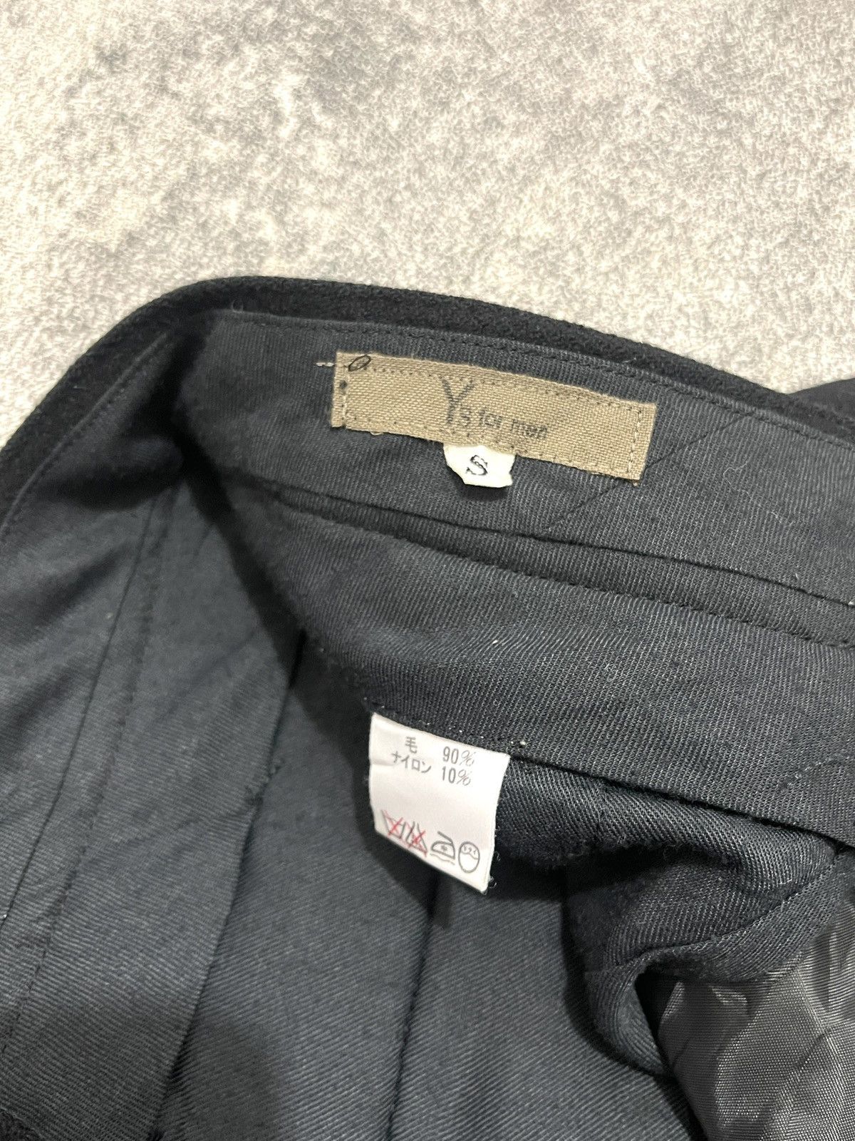 Y's for Men 80’s Y’s Trouser Wool Baggy Size US 28 / EU 44 - 6 Thumbnail