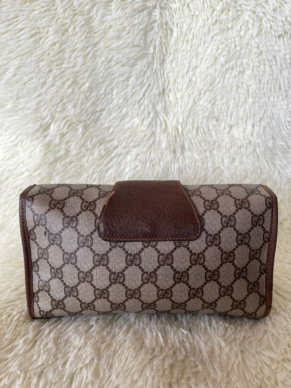 Gucci × Vintage Gucci GG Sherry Line Clutch Bag Size ONE SIZE - 5 Thumbnail