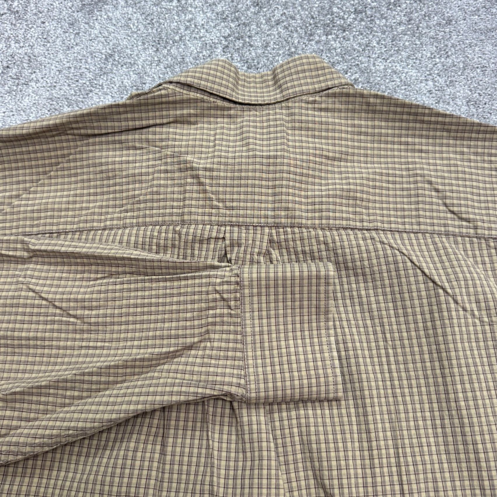Wrangler VINTAGE Wrangler George Strait Western Button Down Shirt Men XXL Tan Plaid Cotton Casual Size US XXL / EU 58 / 5 - 3 Thumbnail