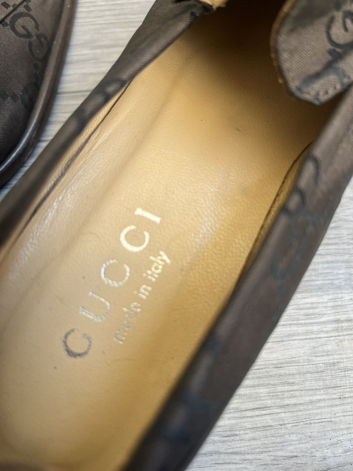 Gucci Gucci gg print penny loafers sz 37 Size US 7 / IT 37 - 13 Thumbnail