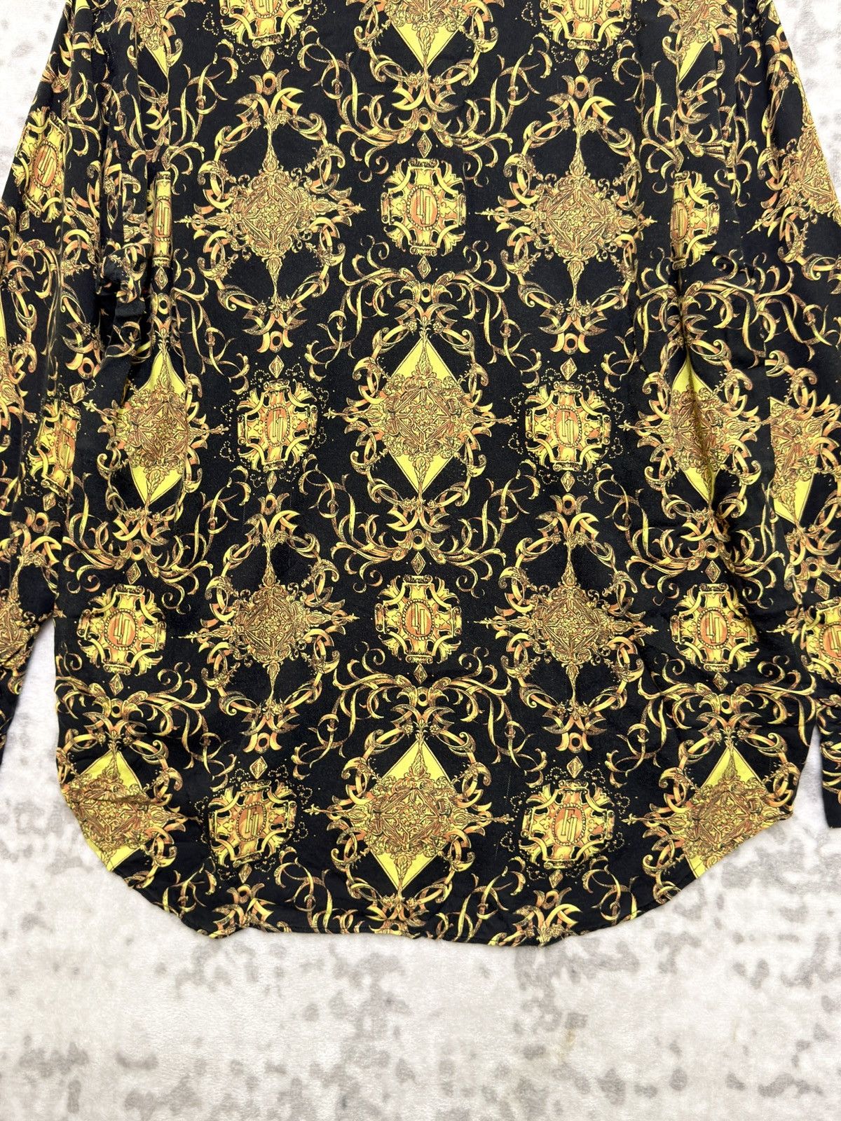 Yoshiyuki Konishi Vintage Ficce Yoshiyuki Konishi Barocco Rayon Black Gold Size US L / EU 52-54 / 3 - 9 Thumbnail
