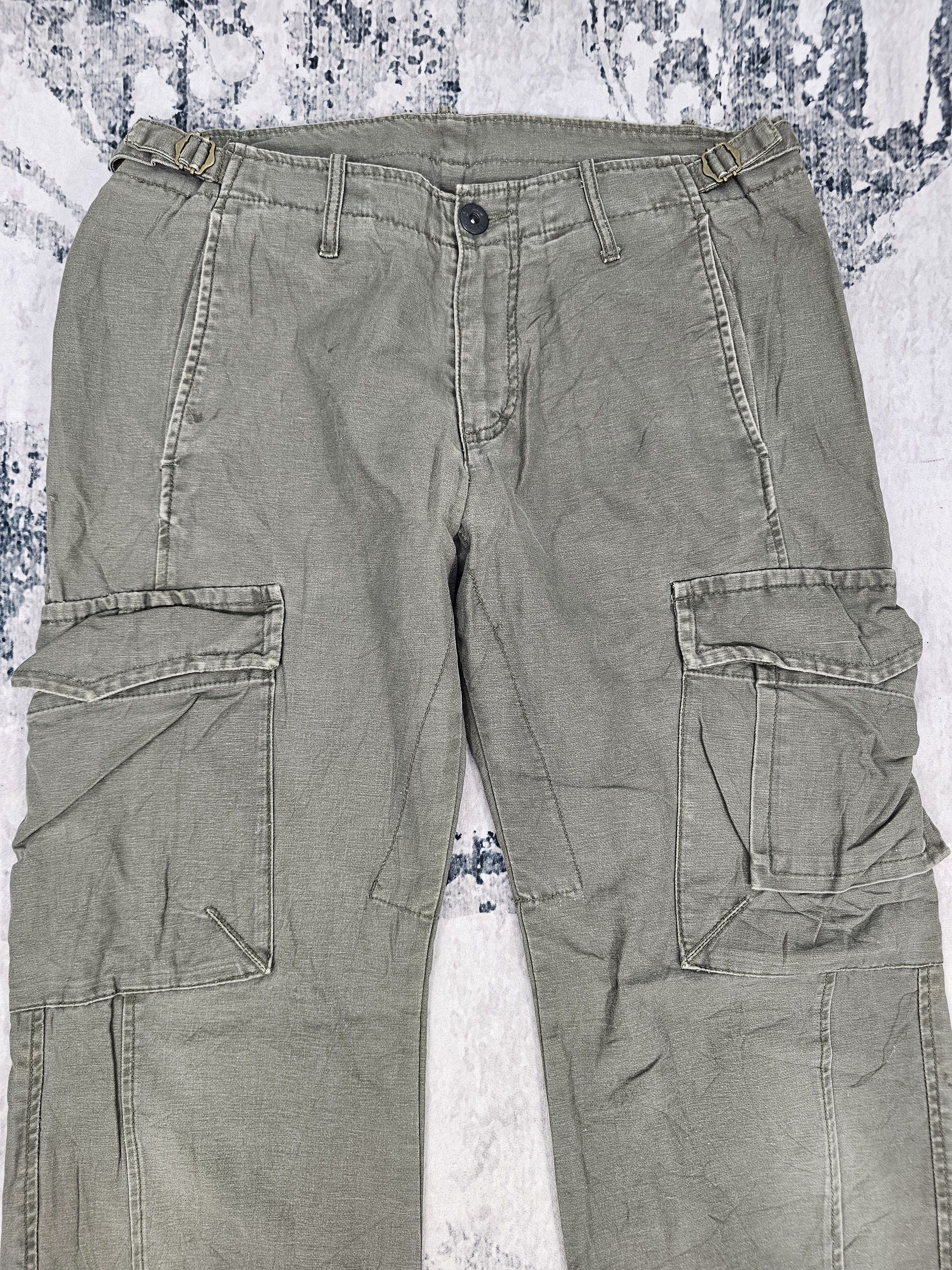 Global Work GLOBAL WORK Muti Pocket Cargo Tactical Pants JB0289 Size 34 Size US 34 / EU 50 - 6 Thumbnail