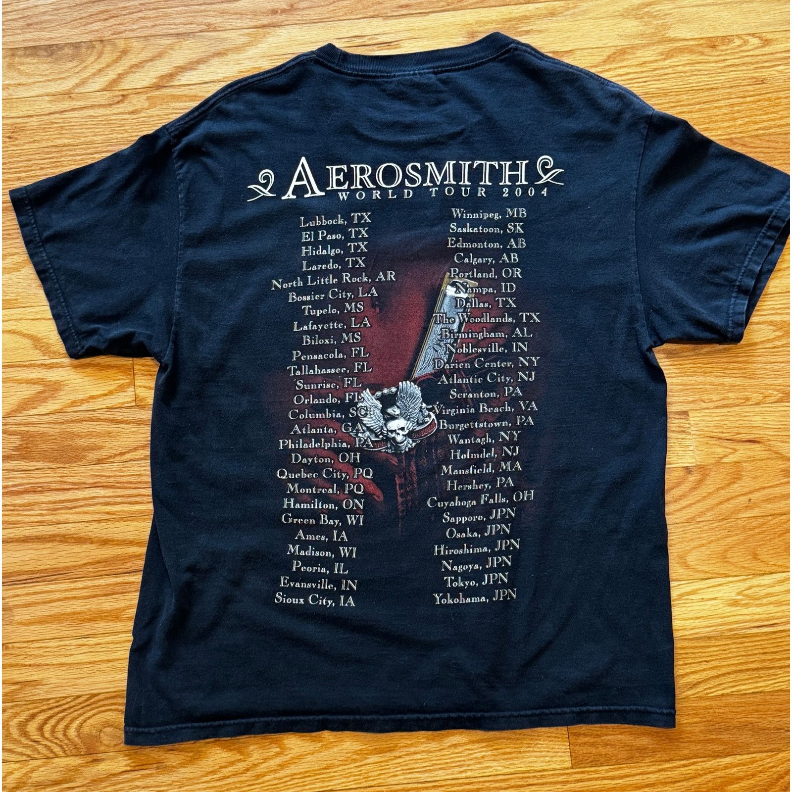 Aerosmith Vintage 2004 Aerosmith Honkin on Bobo Tour T-Shirt Size US L / EU 52-54 / 3 - 2 Thumbnail