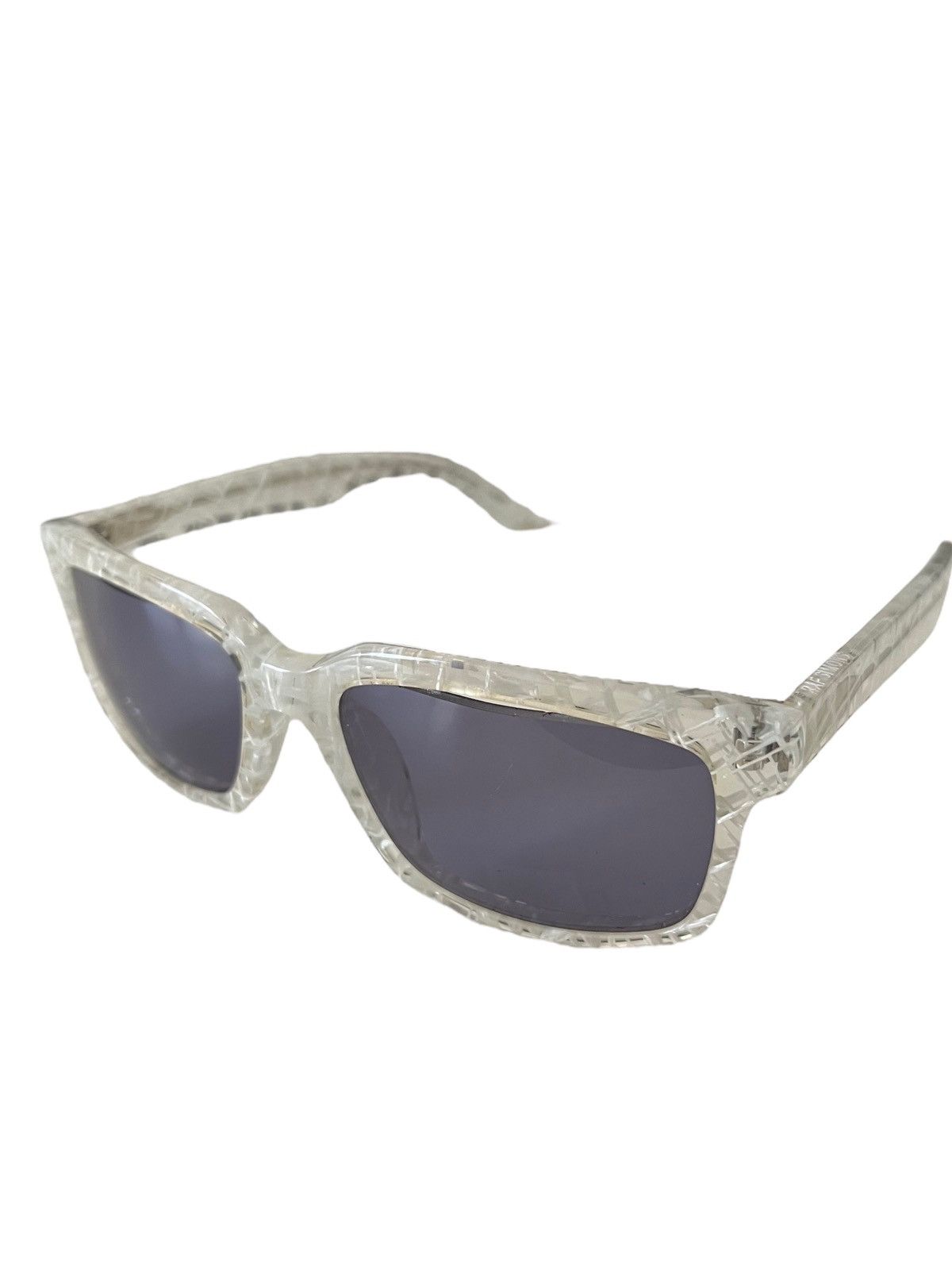 Linda Farrow × Raf Simons 1/1 Cracked-effect sunglasses Size ONE SIZE - 4 Thumbnail
