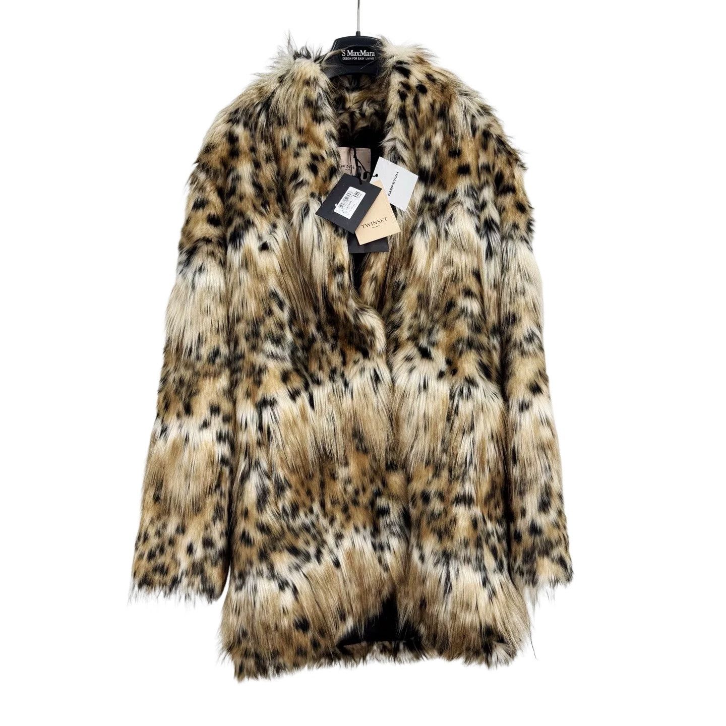 TWINSET Twinset Leopard Faux Fur Coat Size 42 Size M / US 6-8 / IT 42-44 - 1 Thumbnail