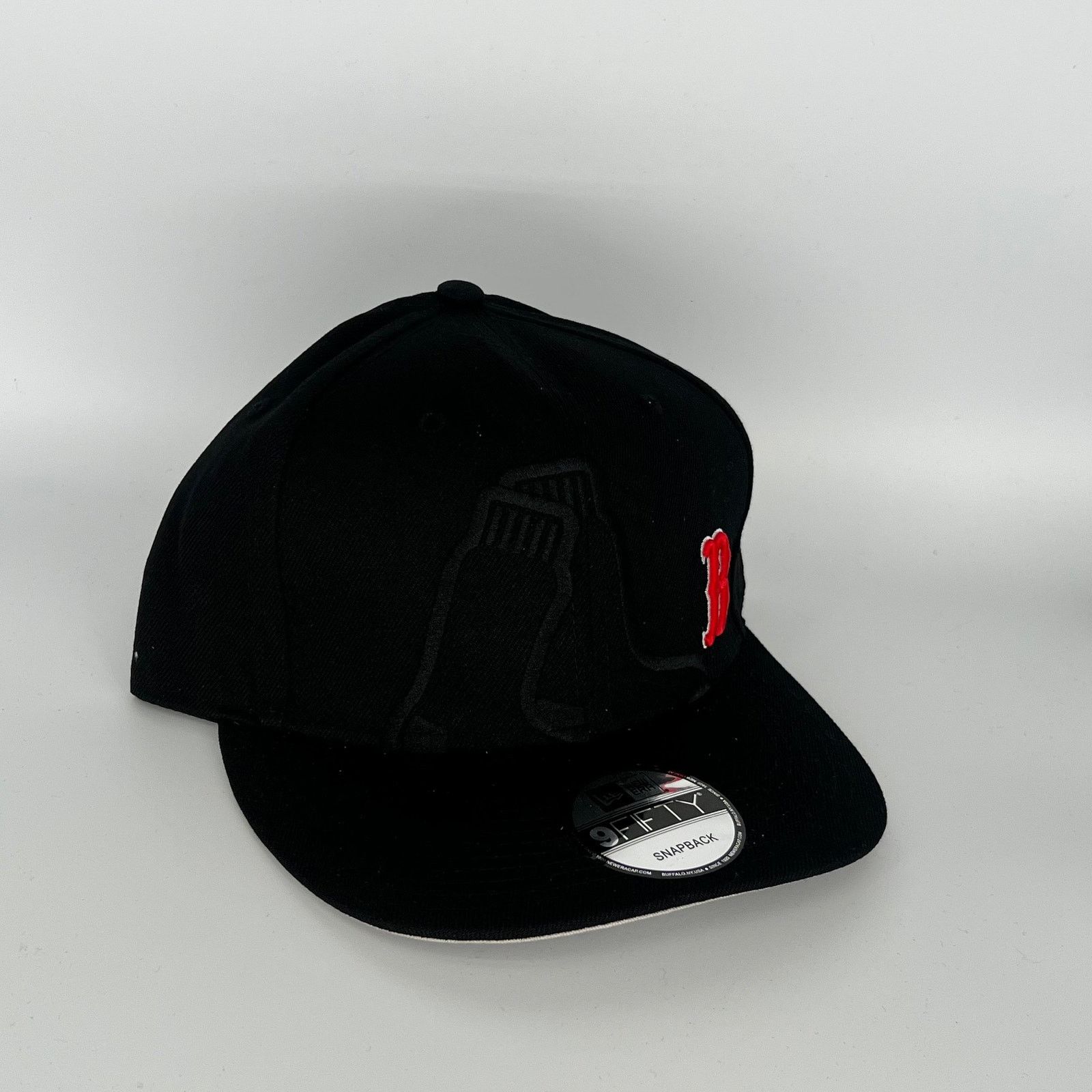 New Era Black Boston Red Sox New Era MLB 9Fifty Snapback Hat Size ONE SIZE - 1 Thumbnail