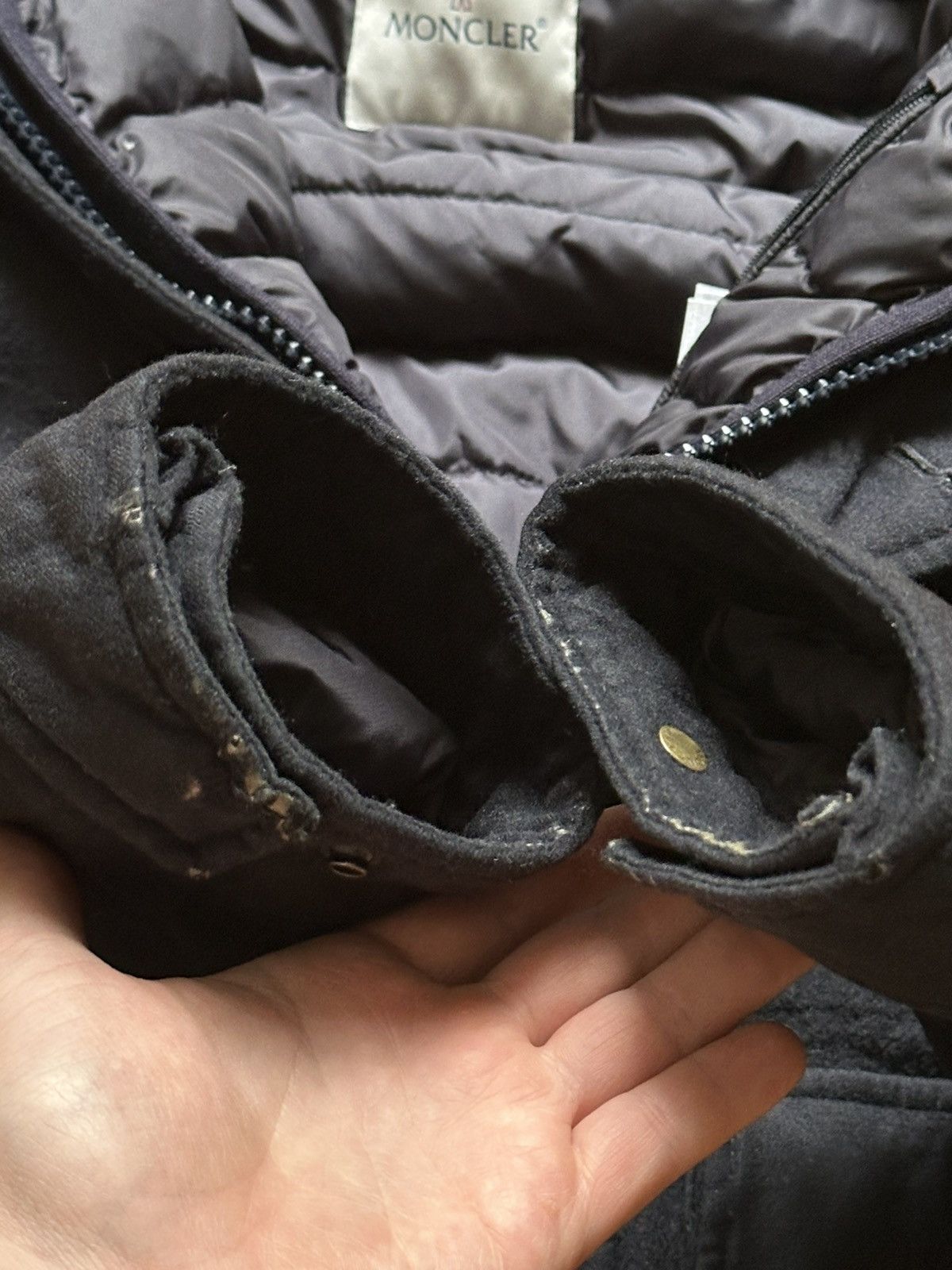 Moncler Moncler Luxury Unisex Wool Puffer Down With Hood Jacket Size L / US 10 / IT 46 - 16 Thumbnail