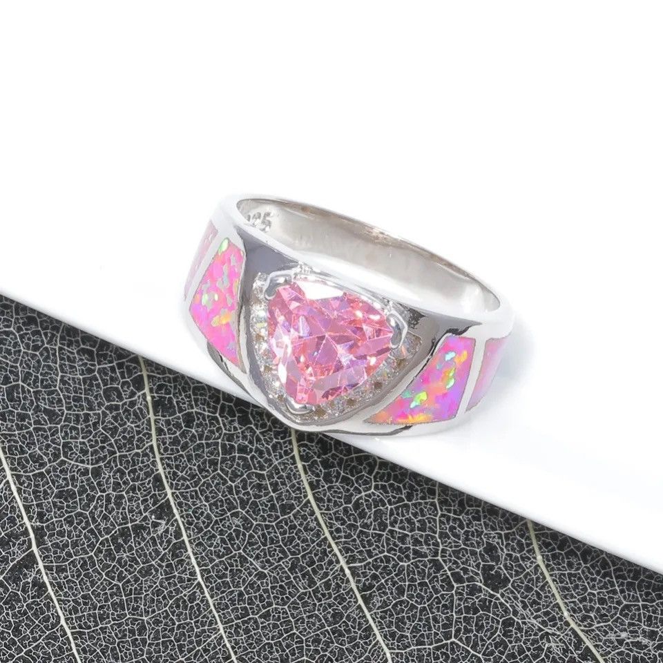 Jewelry Fire Zircon Cubic Zirconia Rings Size ONE SIZE - 4 Thumbnail