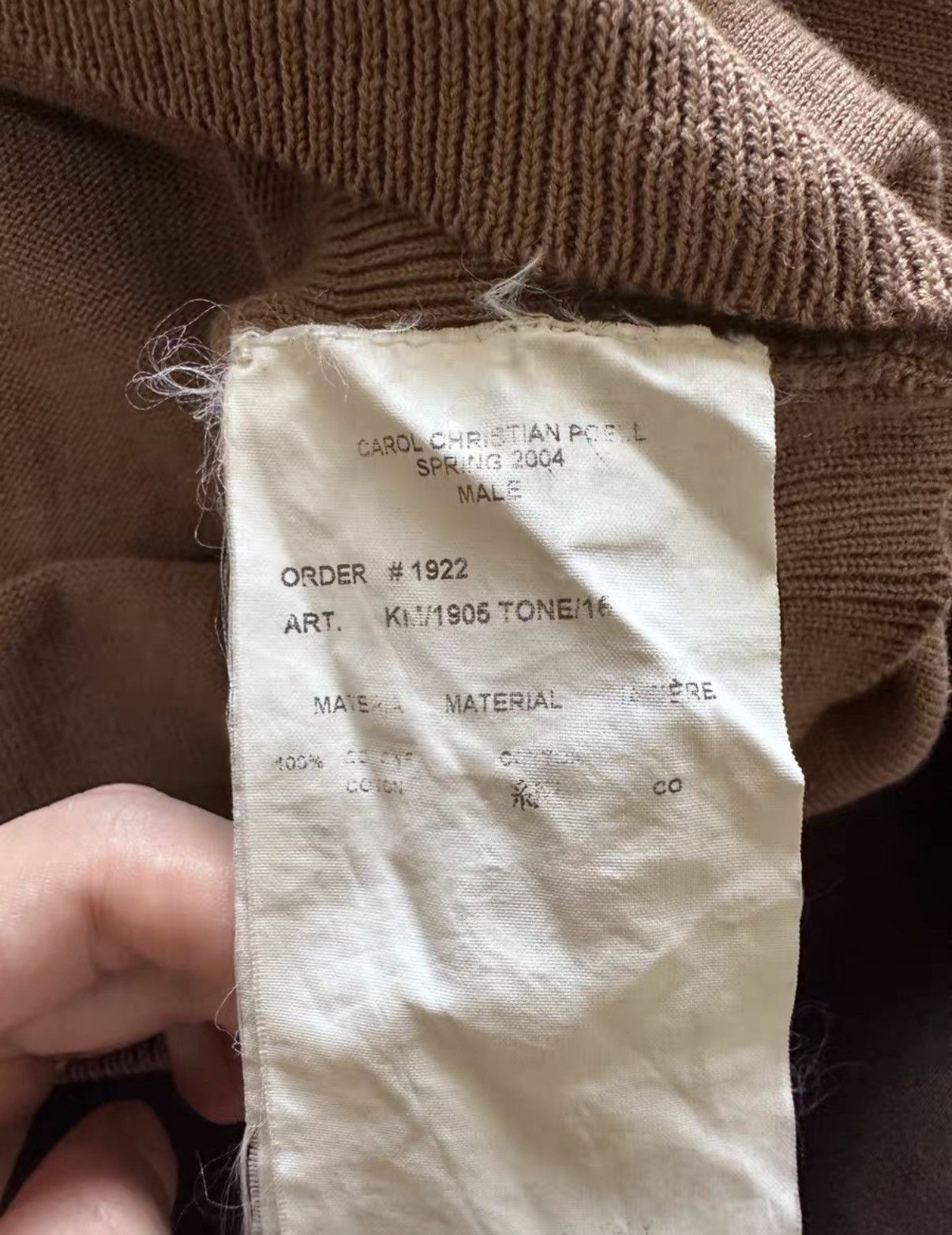 Carol Christian Poell Carol Christian Poell 04SS Vest K7 Size US M / EU 48-50 / 2 - 6 Thumbnail