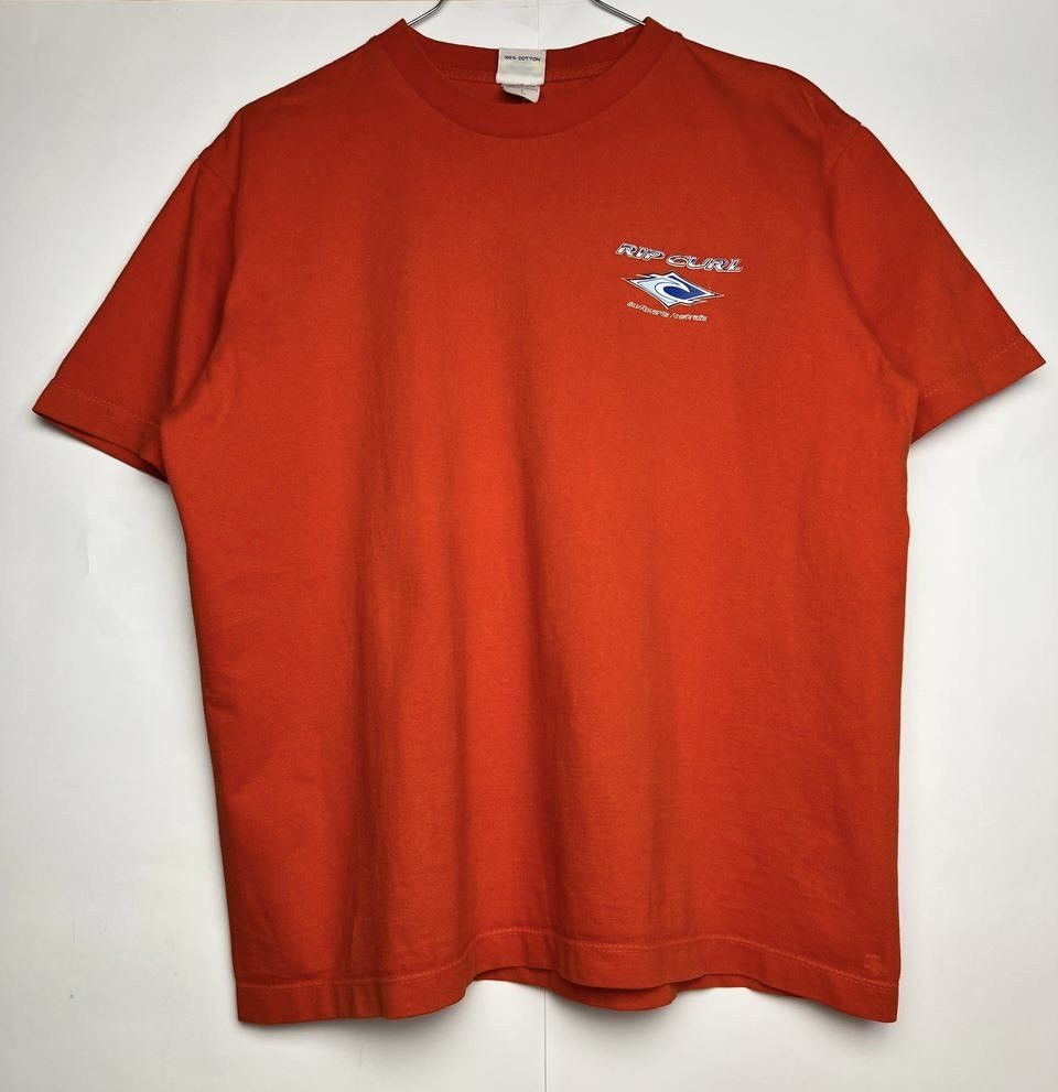 Ripcurl 90s Vintage Rip Curl Surfing Australia Orange Rare T-Shirt Size US L / EU 52-54 / 3 - 11 Thumbnail