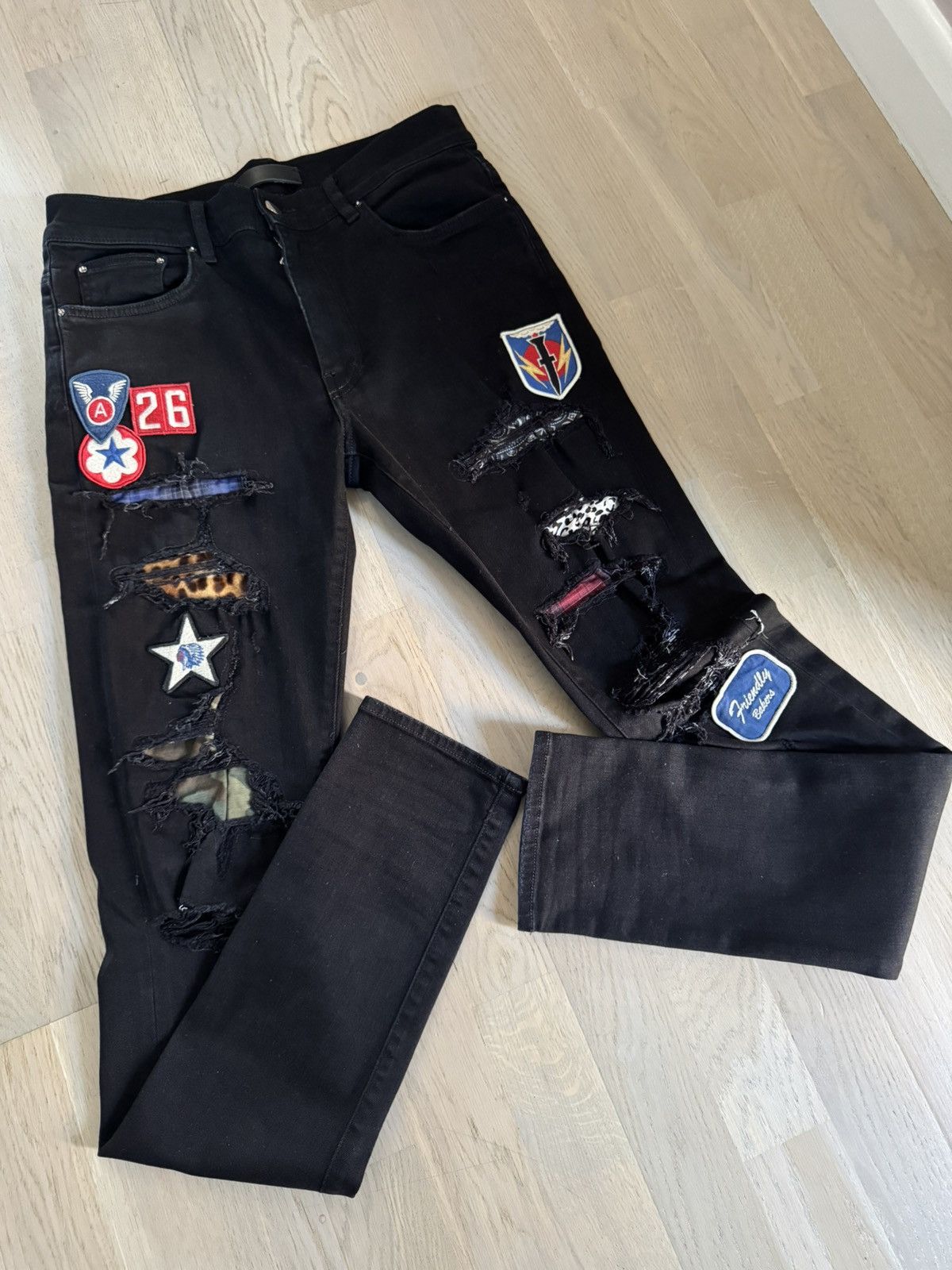 Amiri AMIRI jeans STUDY real tape measurements shown in photos Size US 32 / EU 48 - 1 Thumbnail