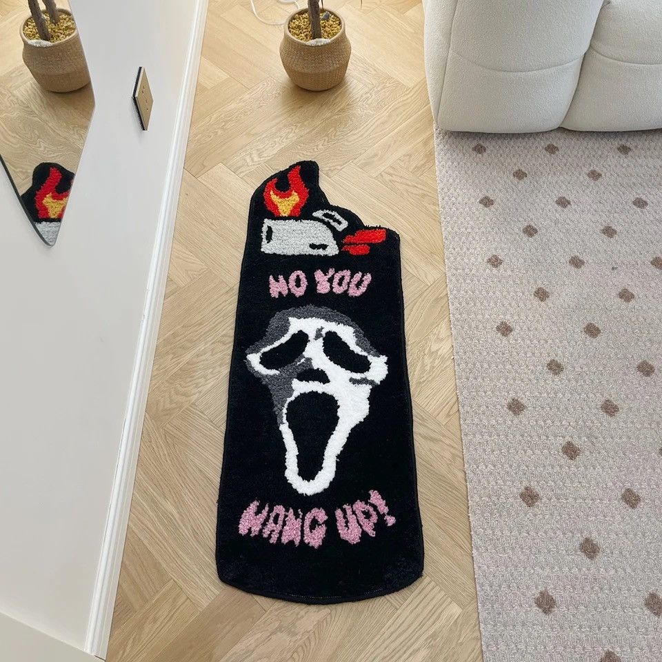 Japanese Brand Black Ghost Lighter Tufted Rug Size ONE SIZE - 4 Thumbnail