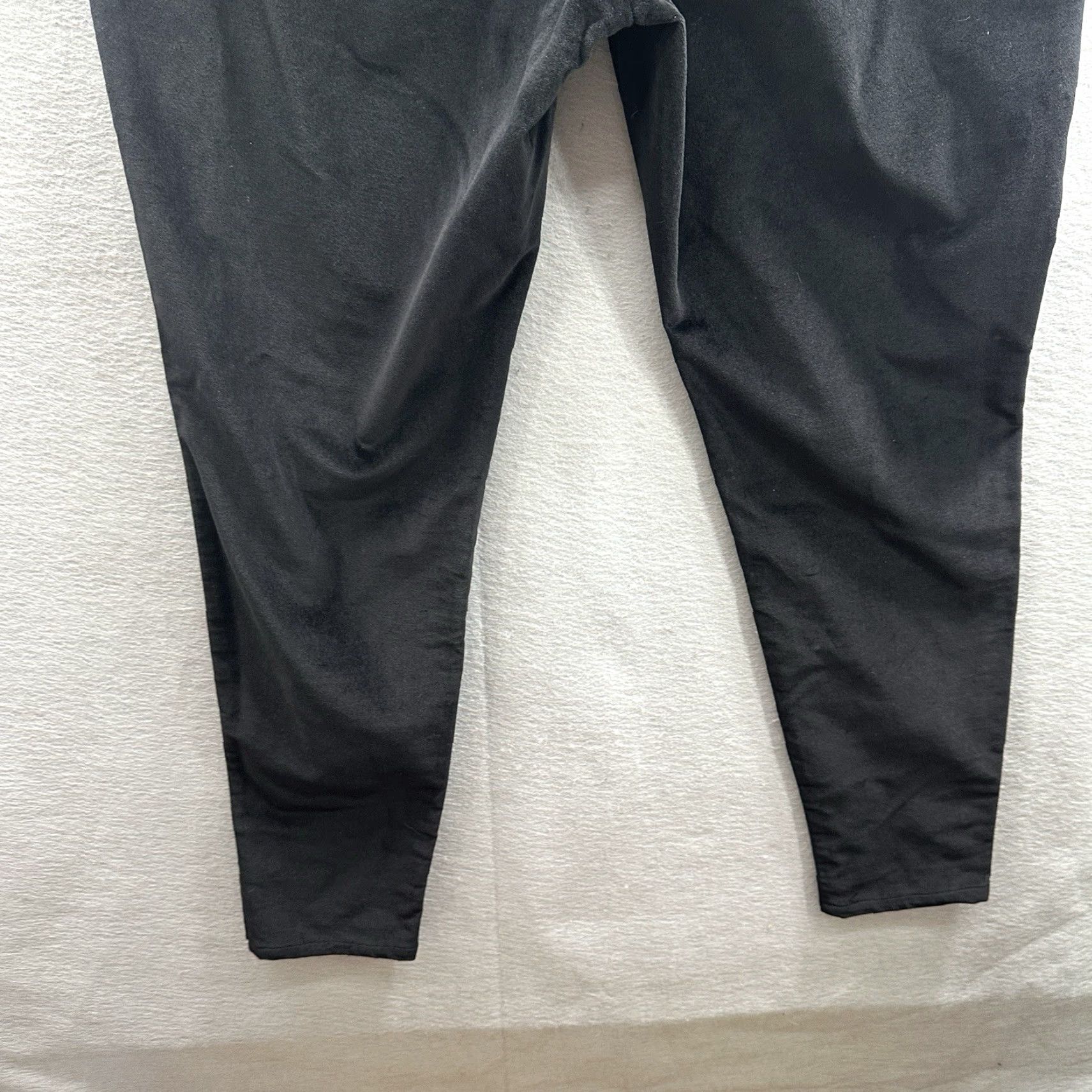 Vintage Peruvian Connection Pants Womens 6 Black Knit Cotton Spandex Flat Front Skinny Ankle Capris 6 Regular Womens Size 6 Size 28" / US 6 / IT 42 - 7 Thumbnail