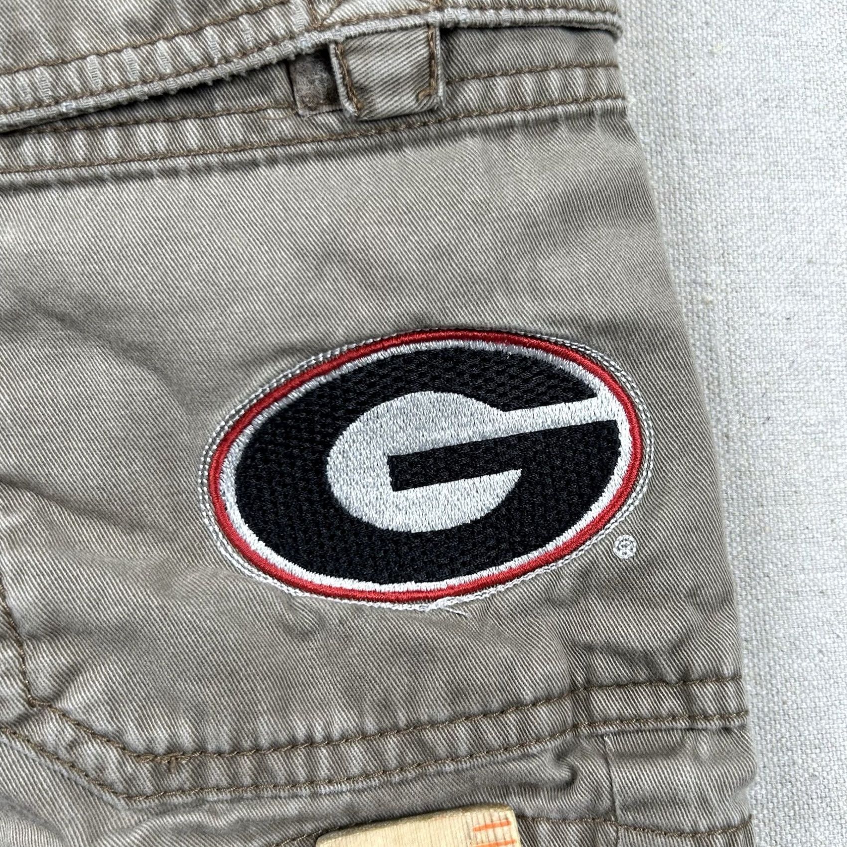 NCAA Columbia UGA Shorts Mens 32 Cargo Georgia Bulldogs Patch NCAA College Brown Size US 32 / EU 48 - 6 Thumbnail