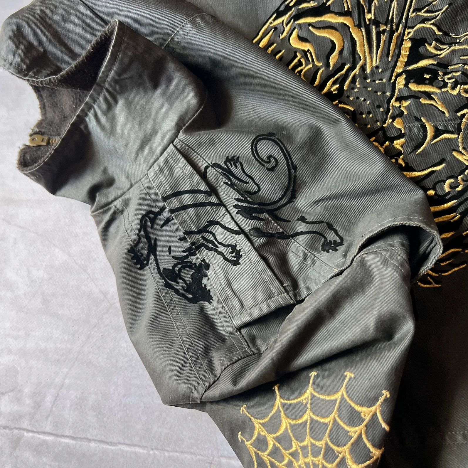 Hysteric Glamour vintage Ed Hardy by Christian Audiger jacket coat tiger Y2K Size US L / EU 52-54 / 3 - 11 Thumbnail