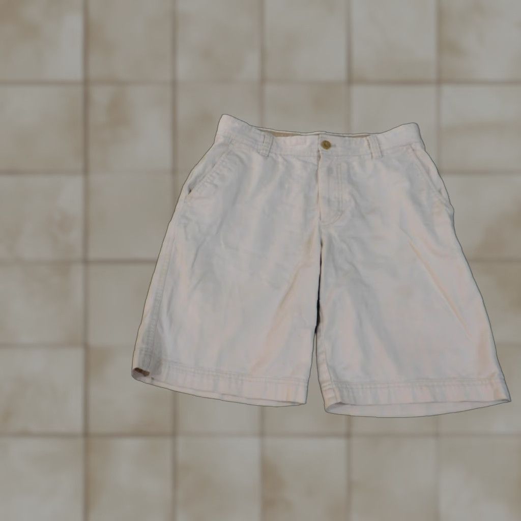 Izod IZOD Short(s) Chino 32 Beige Mens Retro Casual Golf Knit Breathable Logo Front Flat Front Size US 32 / EU 48 - 1 Thumbnail