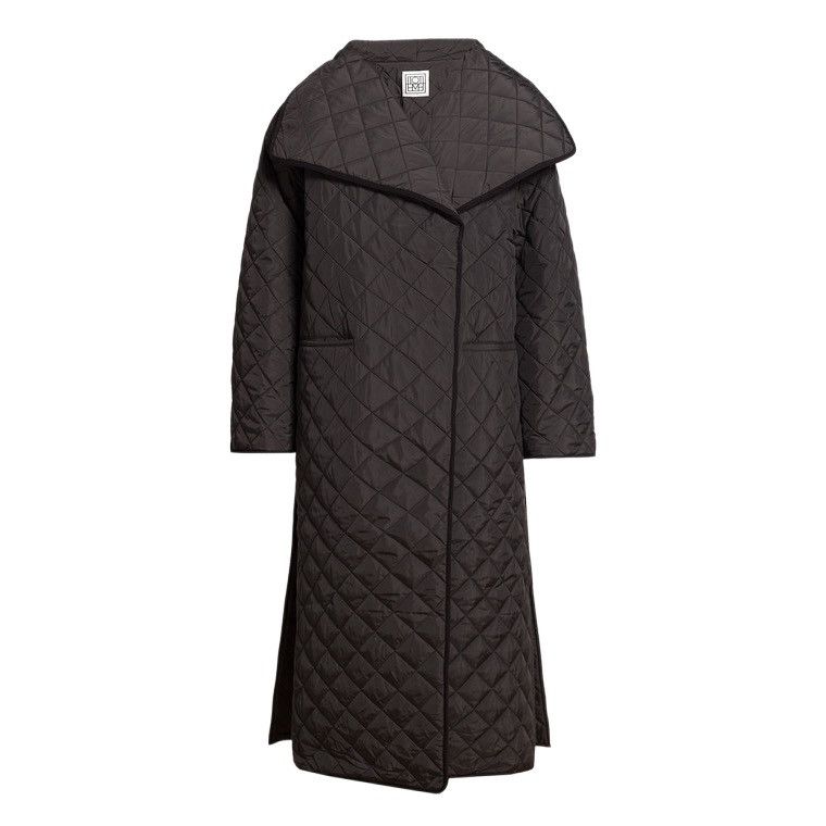 Toteme Totême Black Signature Quilted Coat size XXS Size XXS / US 00 / IT 34 - 1 Thumbnail