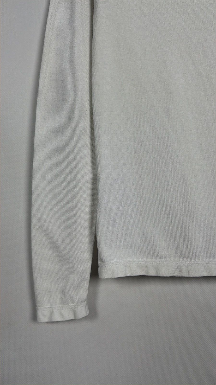Allsaints Allsaints Reform Long Sleeve Polo Shirt White Cotton Size XS Size US XS / EU 42 / 0 - 13 Thumbnail